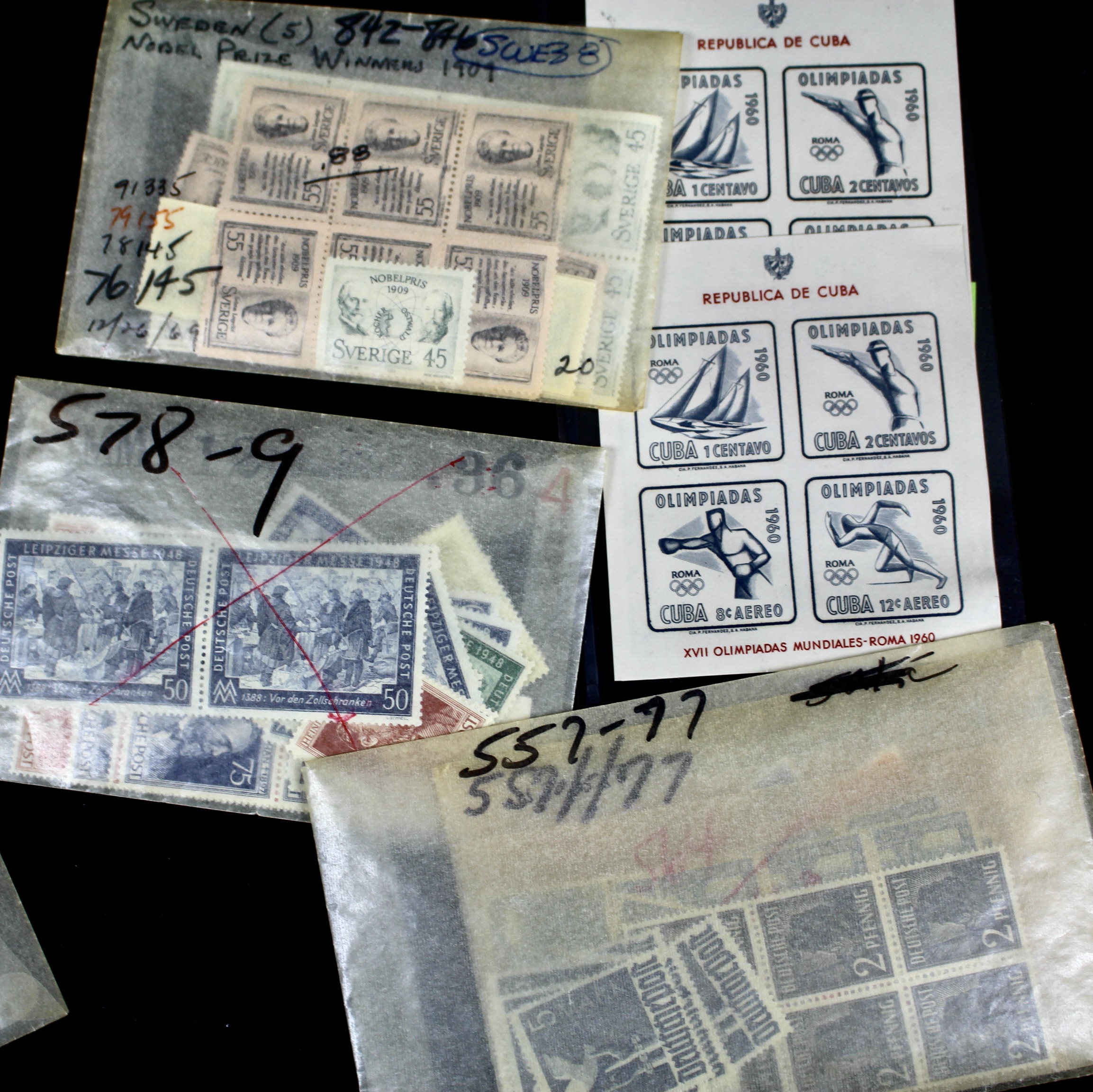 Nine-Pound Box of Postage Stamps, U.S. Foreign, Covers and More