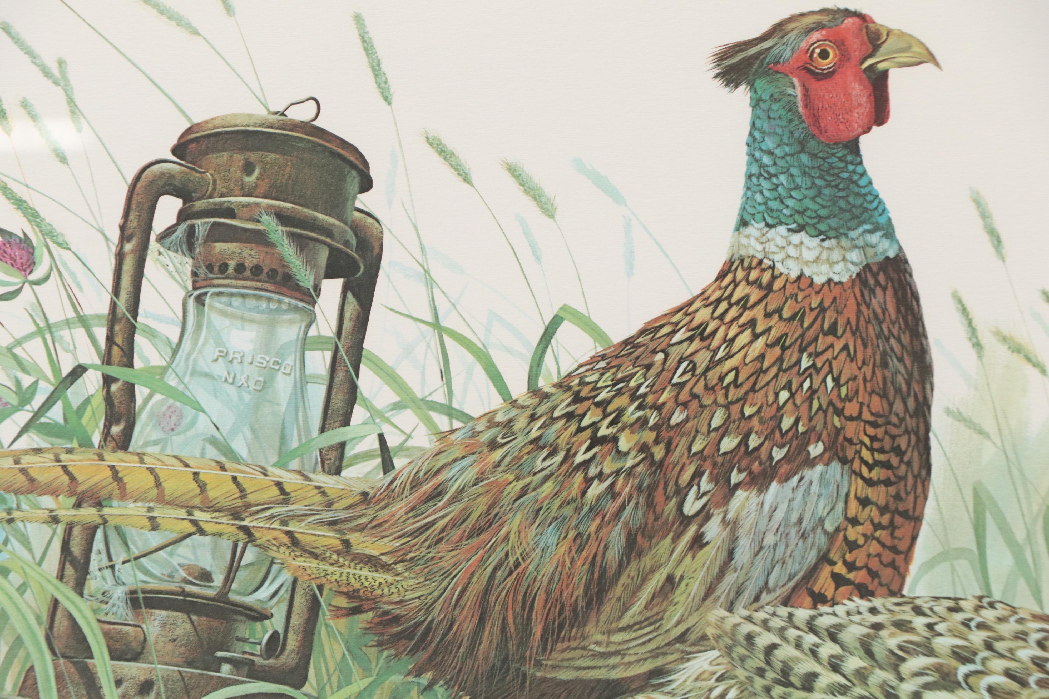 Don Balke Offset Lithograph "Ring-necked Pheasant"