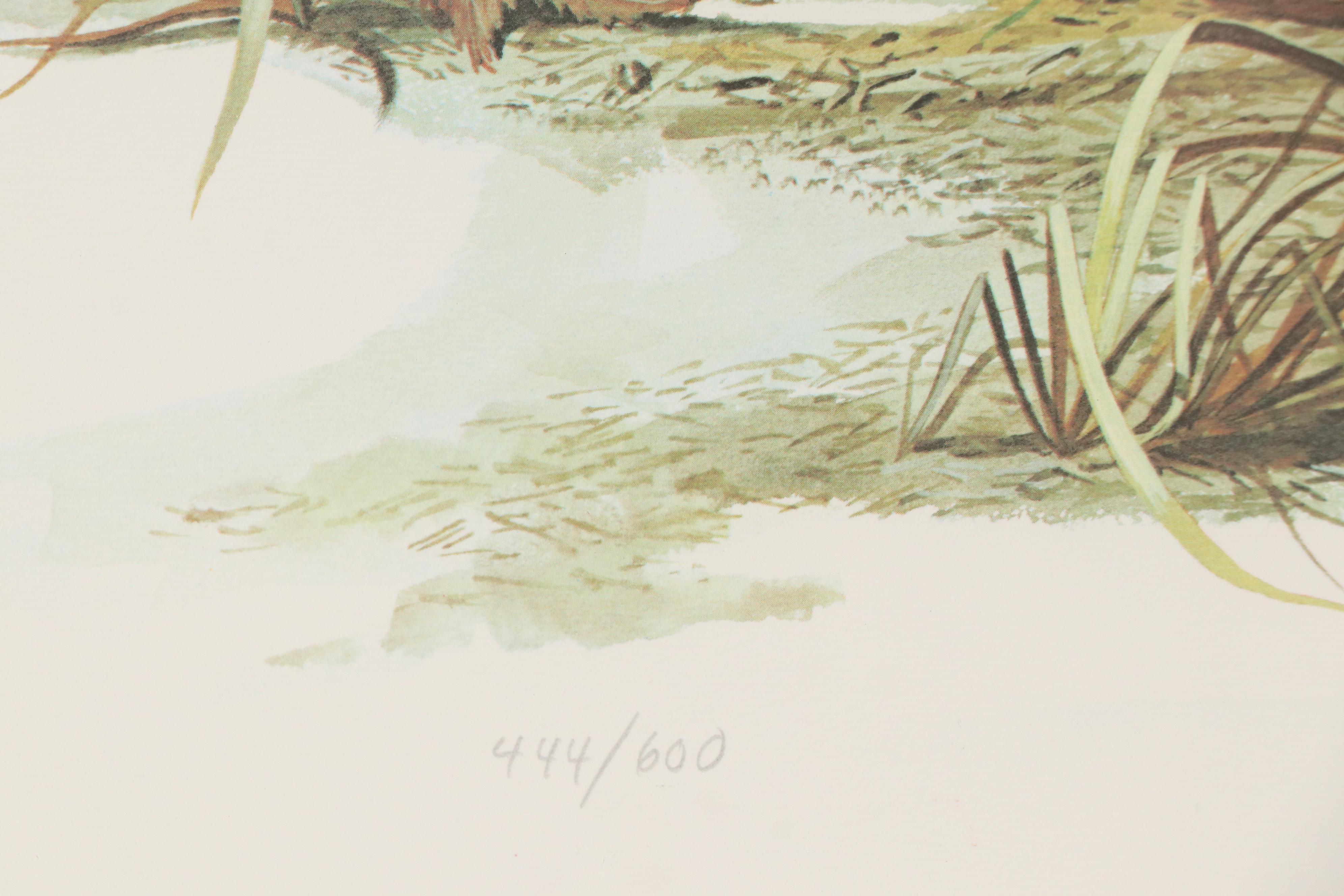 Don Balke Offset Lithograph "Ring-necked Pheasant"