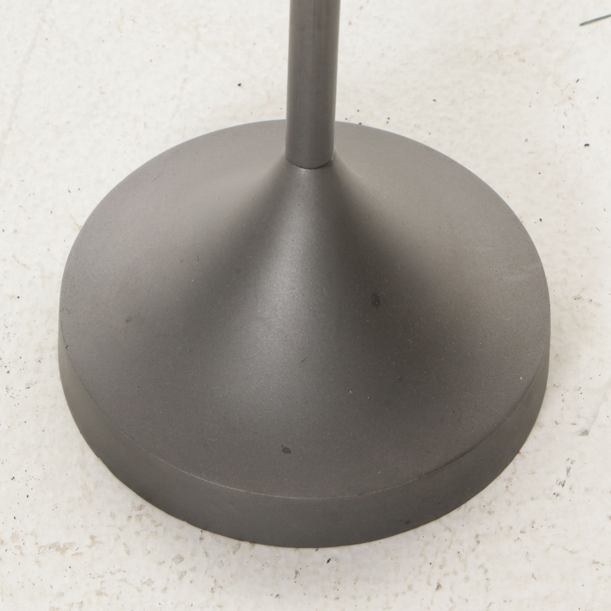 Prost White Marble and Metal Pedestal Drink Table