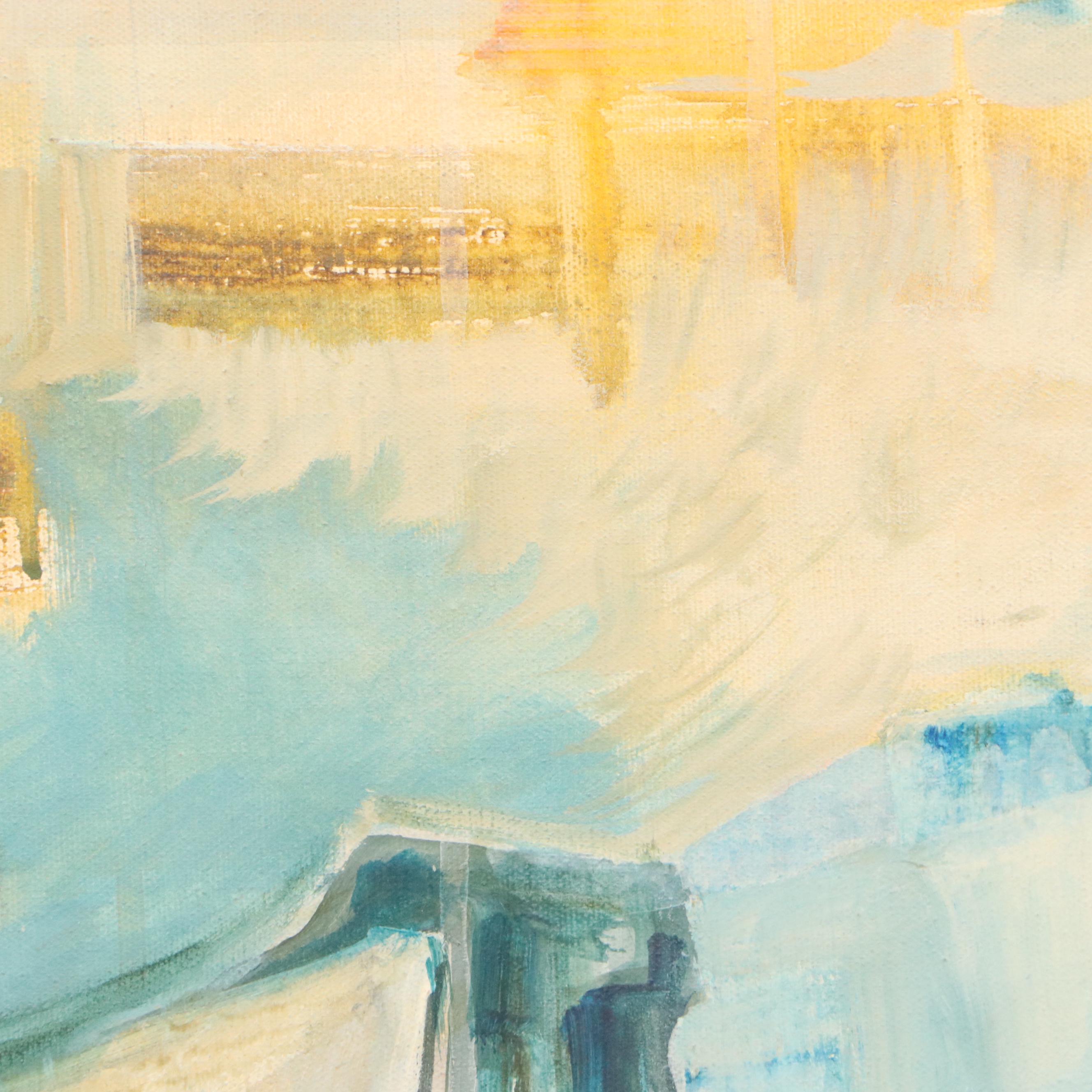 Lela Cooney Acrylic Painting "Vista Hermosa," Late 20th Century