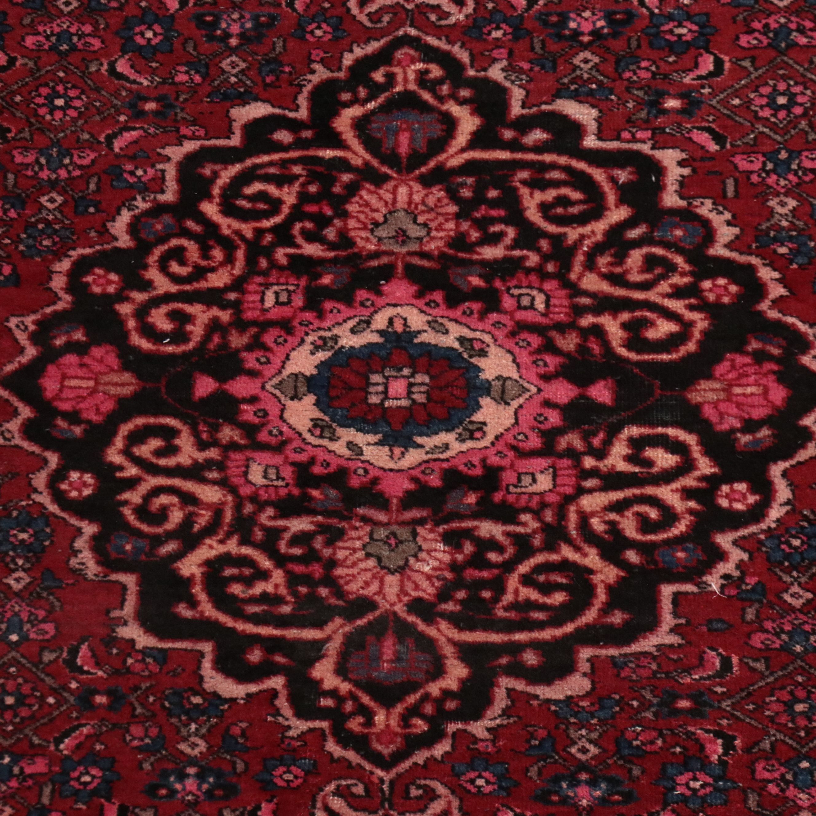 3'1 x 6'5 Hand-Knotted Persian Bijar Area Rug