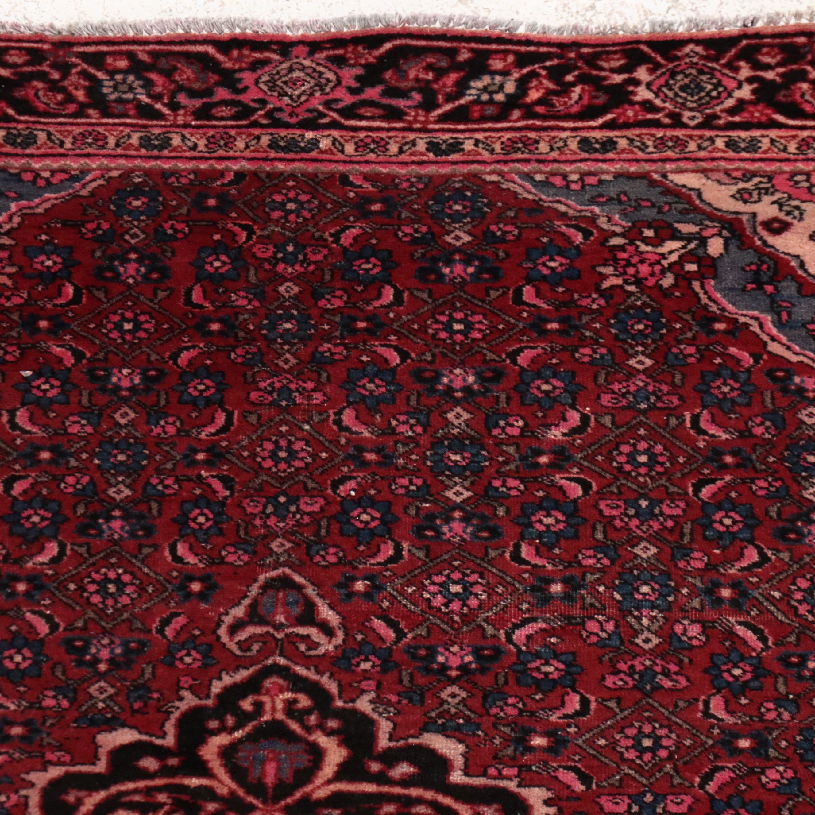 3'1 x 6'5 Hand-Knotted Persian Bijar Area Rug