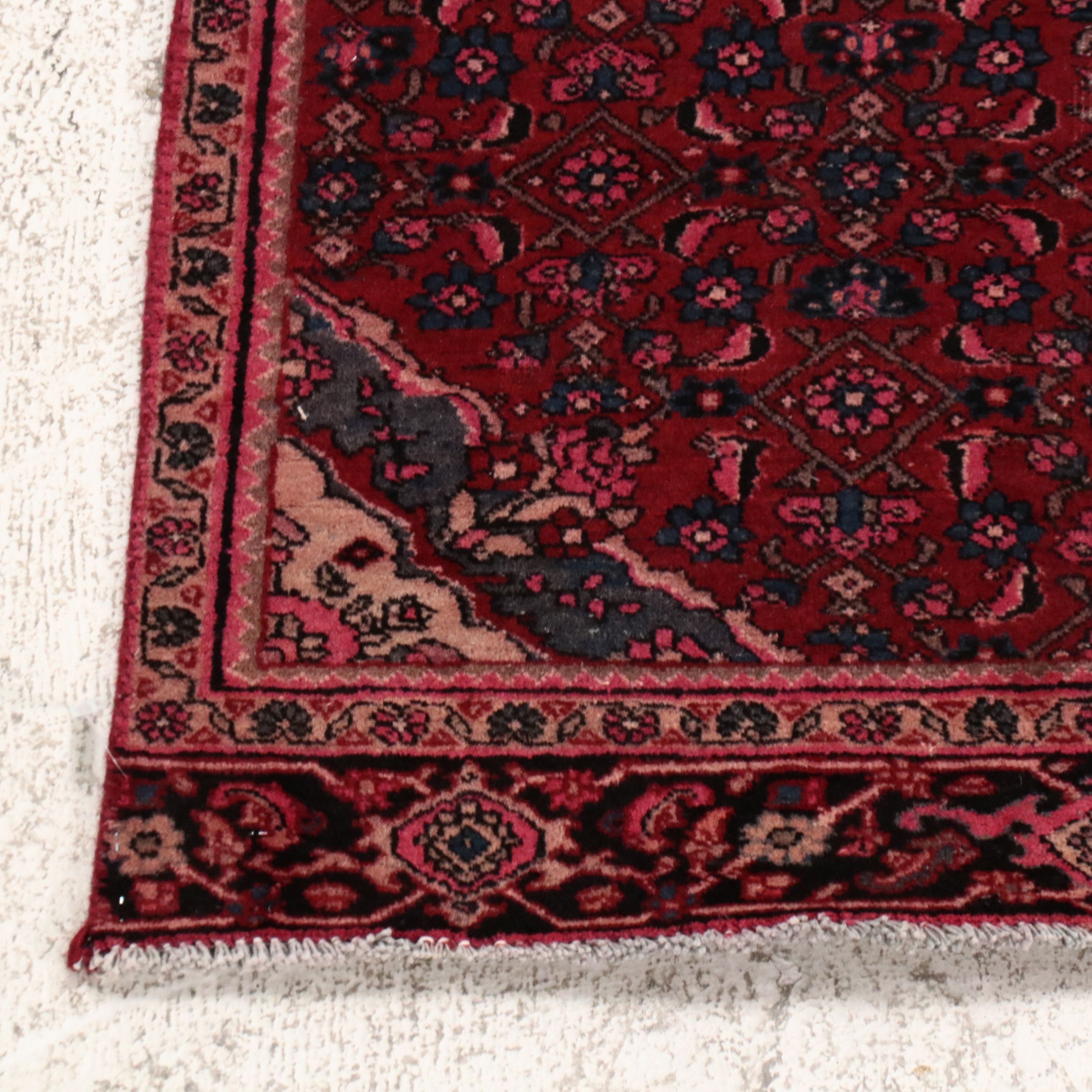 3'1 x 6'5 Hand-Knotted Persian Bijar Area Rug