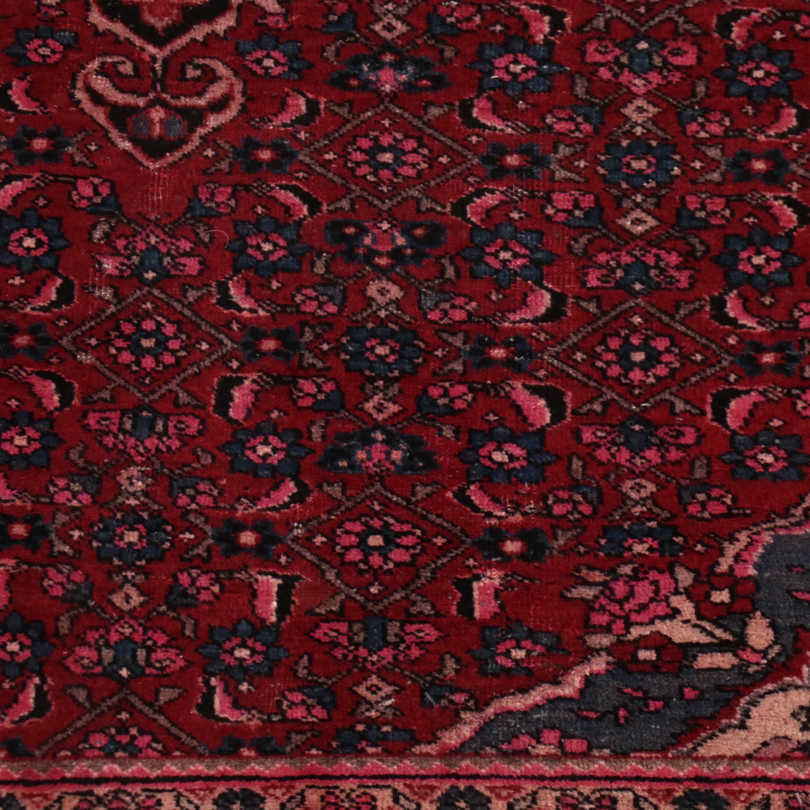 3'1 x 6'5 Hand-Knotted Persian Bijar Area Rug