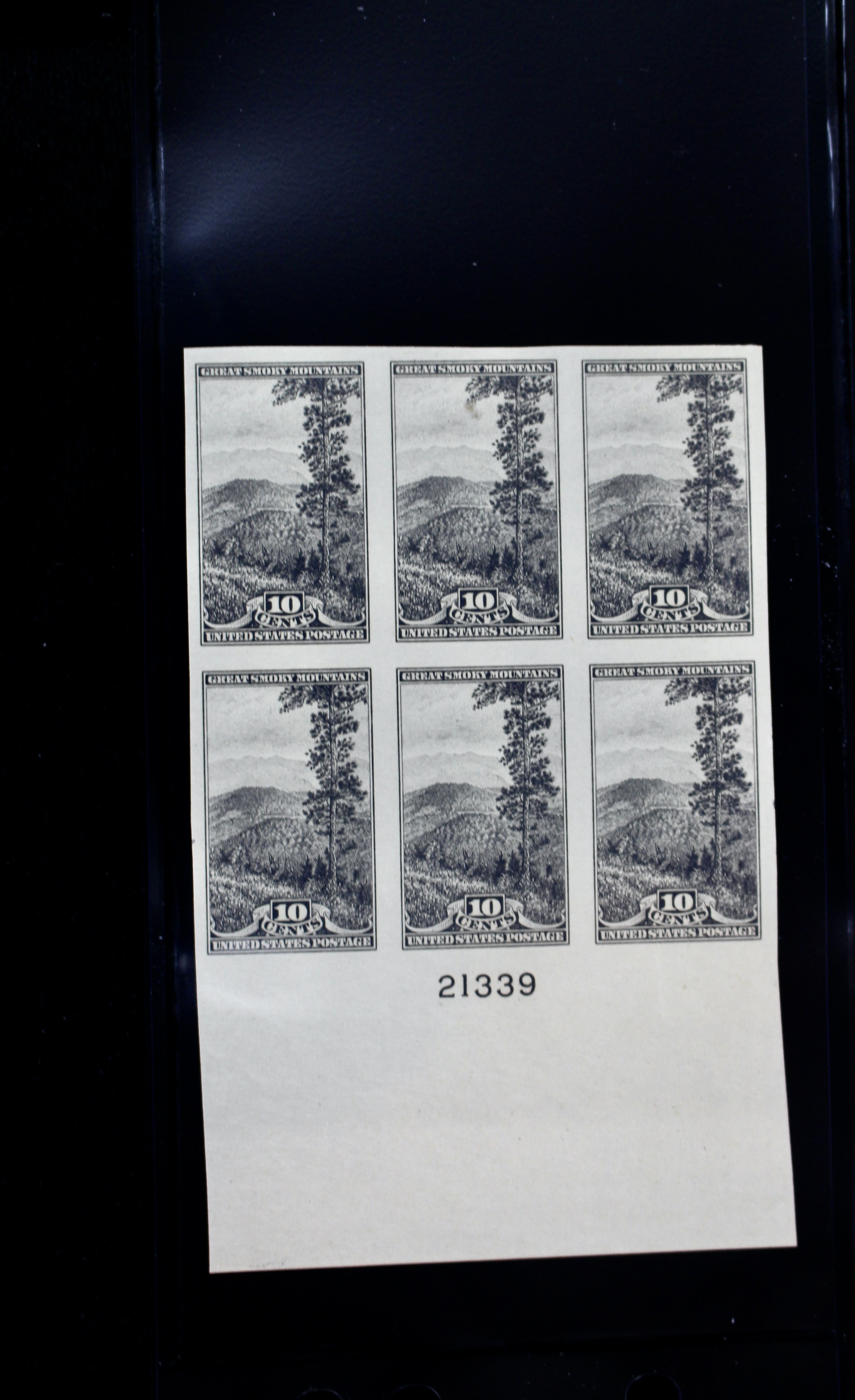 Mint Never Hinged U.S. Parks Stamp Plate Block Sets