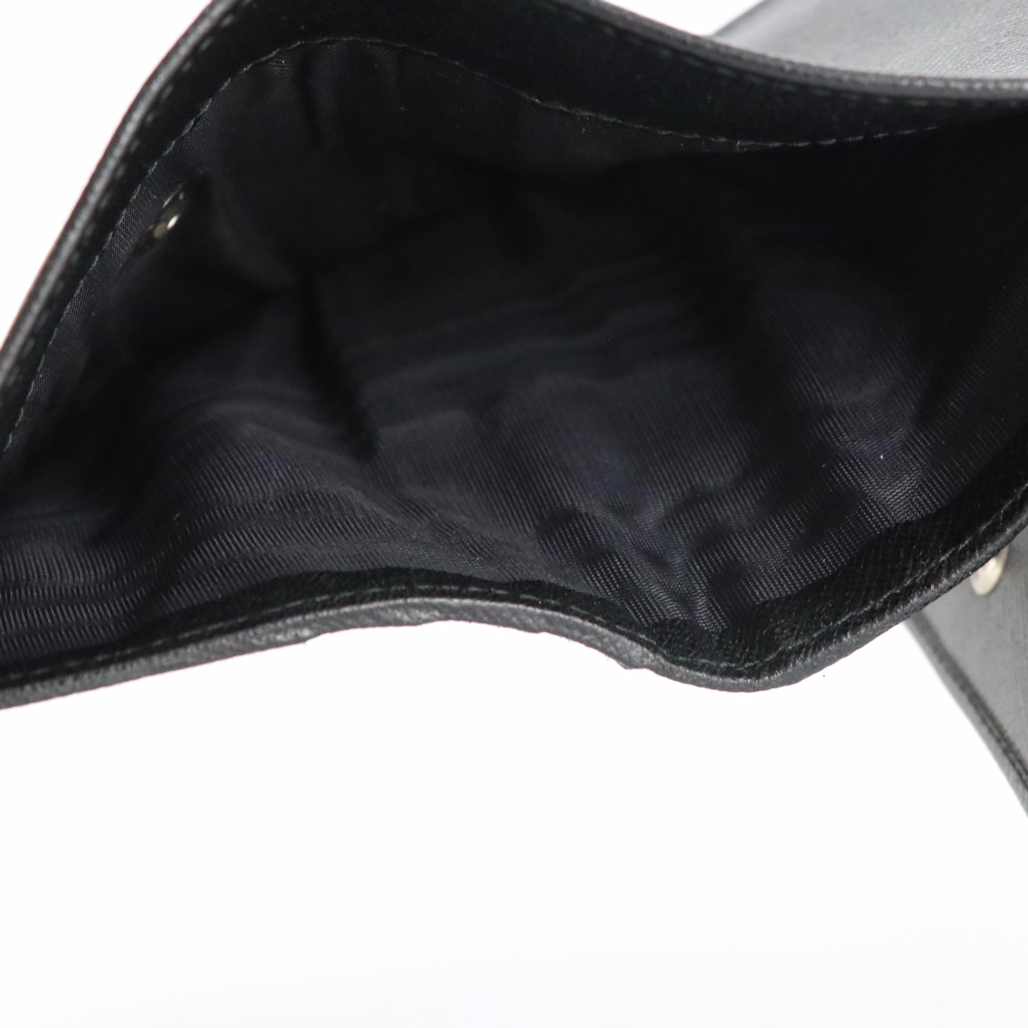 Prada Trifold Compact Wallet M176 in Nero Saffiano Leather with Gift Box