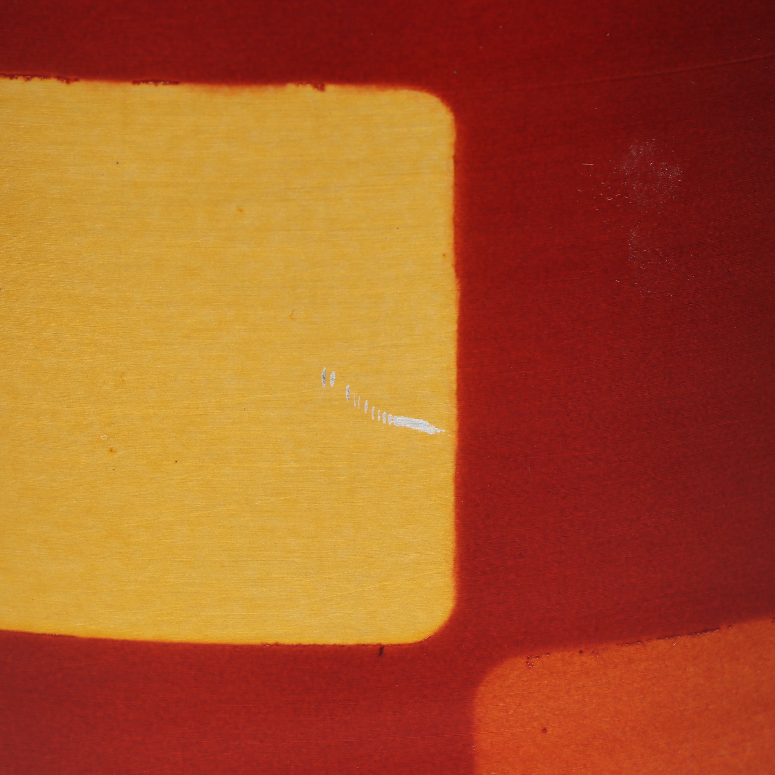 Babette Holland "Checkered Tower" Spun Metal Lamp and Silk Shade, 2011