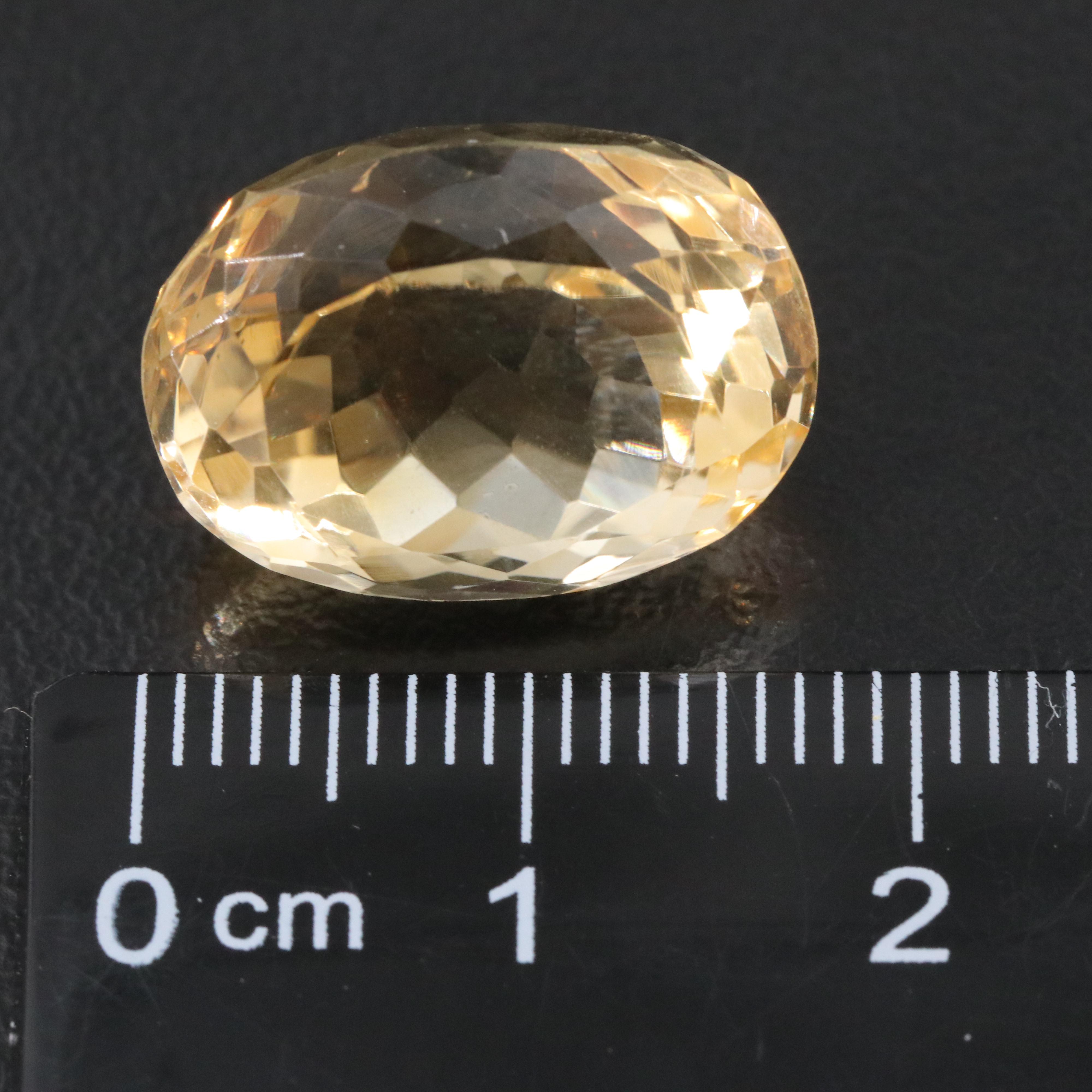 Loose 16.48 CT Citrine