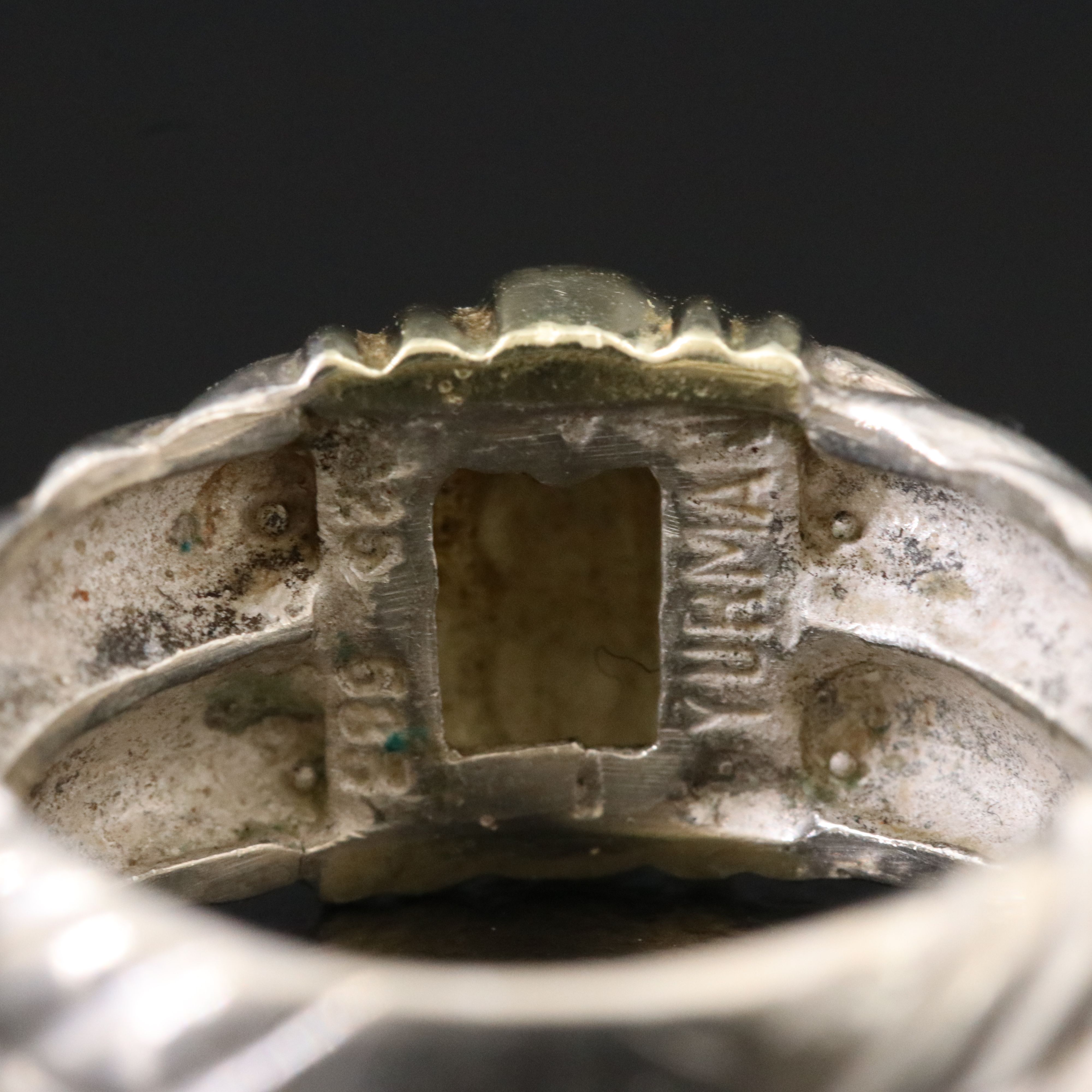 David Yurman Sterling and 14K Cable Ring