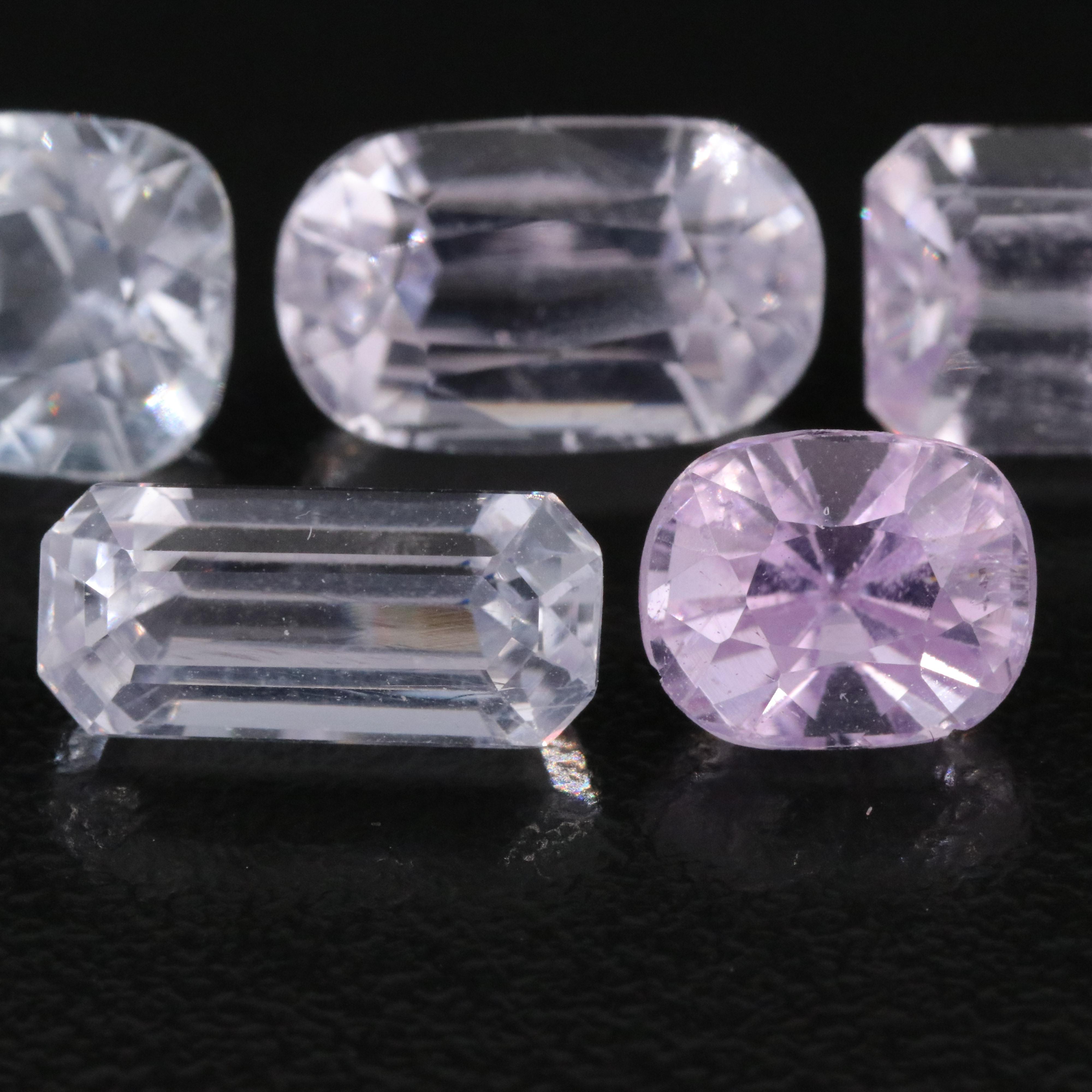 Loose 21.79 CTW Kunzite Lot