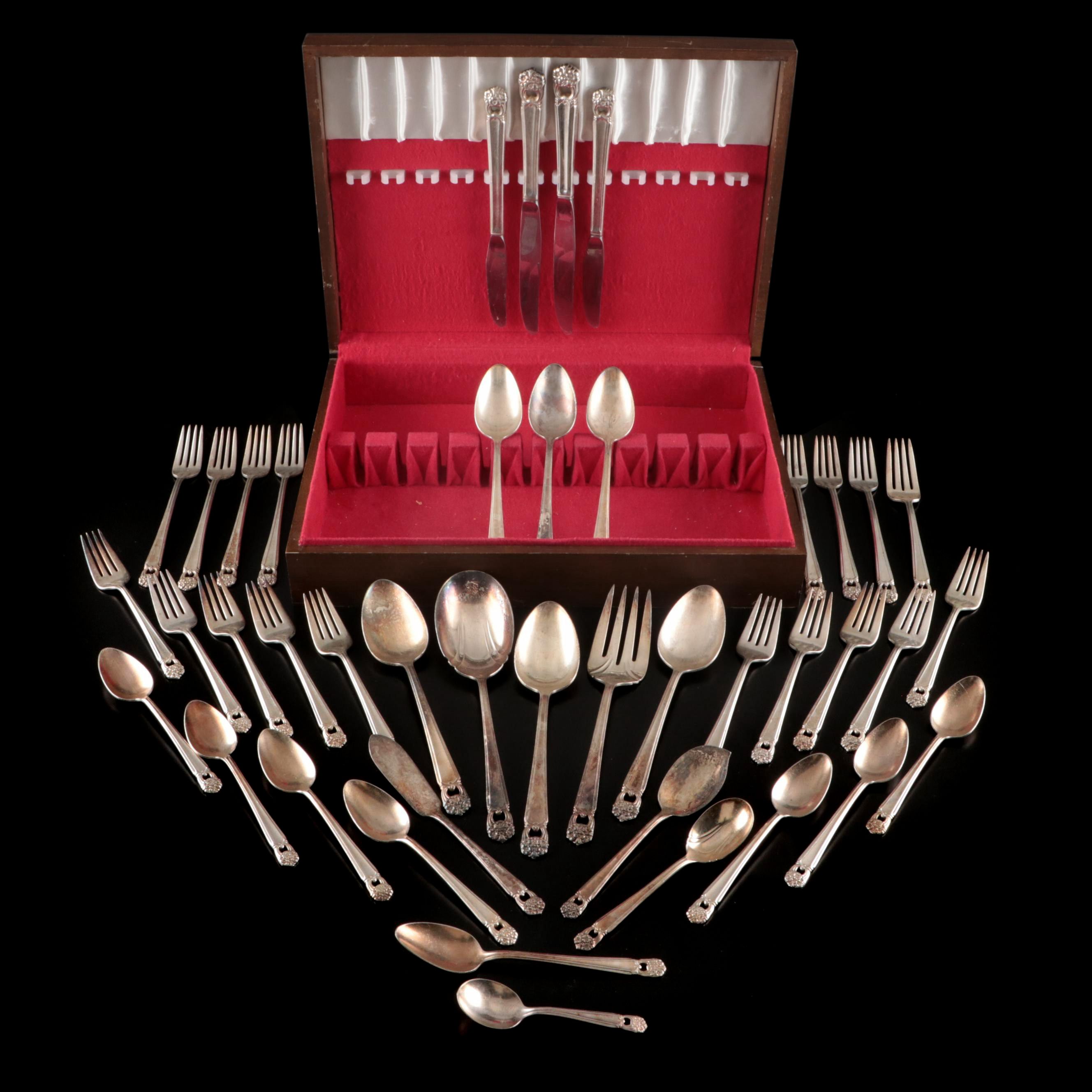 Rogers Bros. and International Silver "Eternally Yours" Silver Plate Flatware