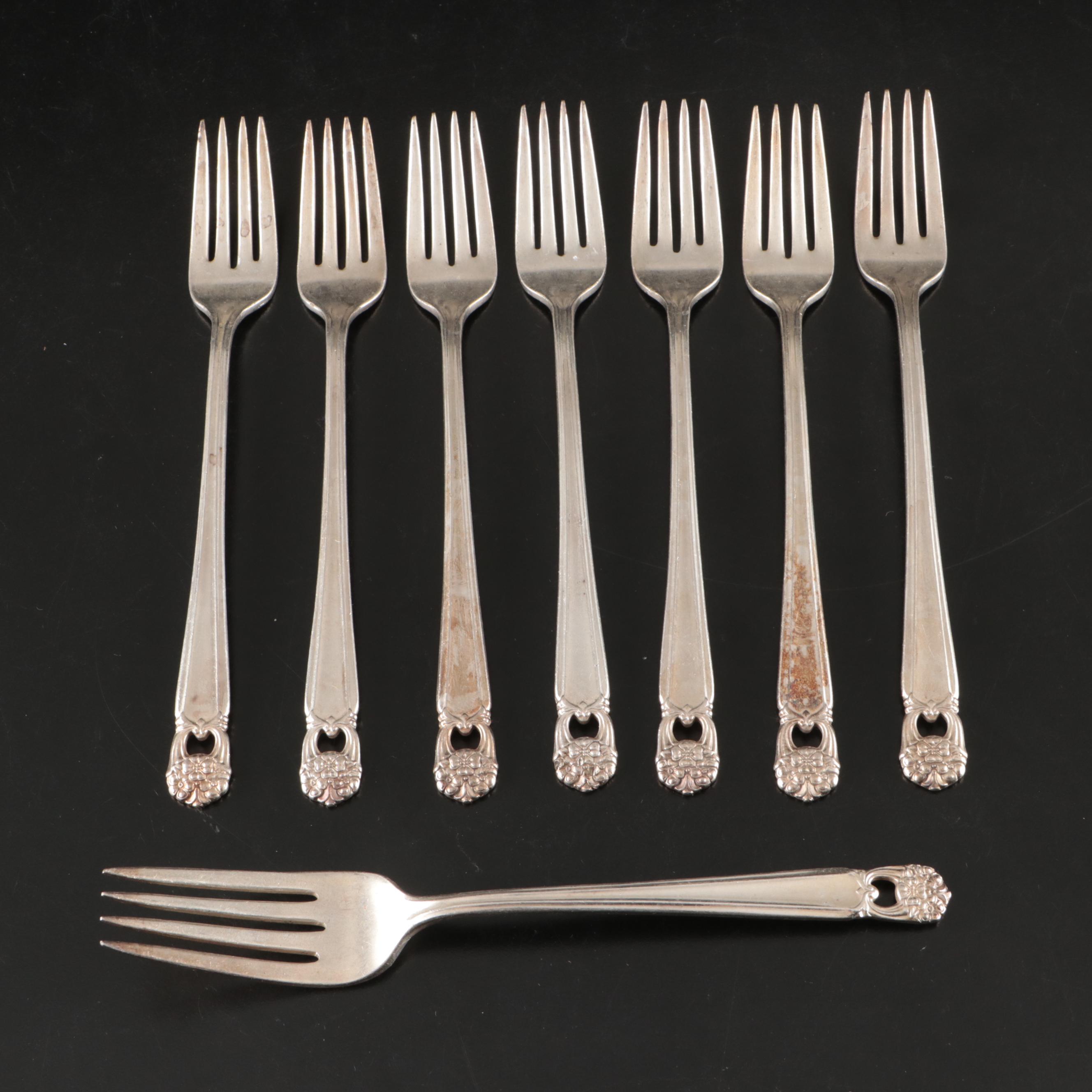 Rogers Bros. and International Silver "Eternally Yours" Silver Plate Flatware