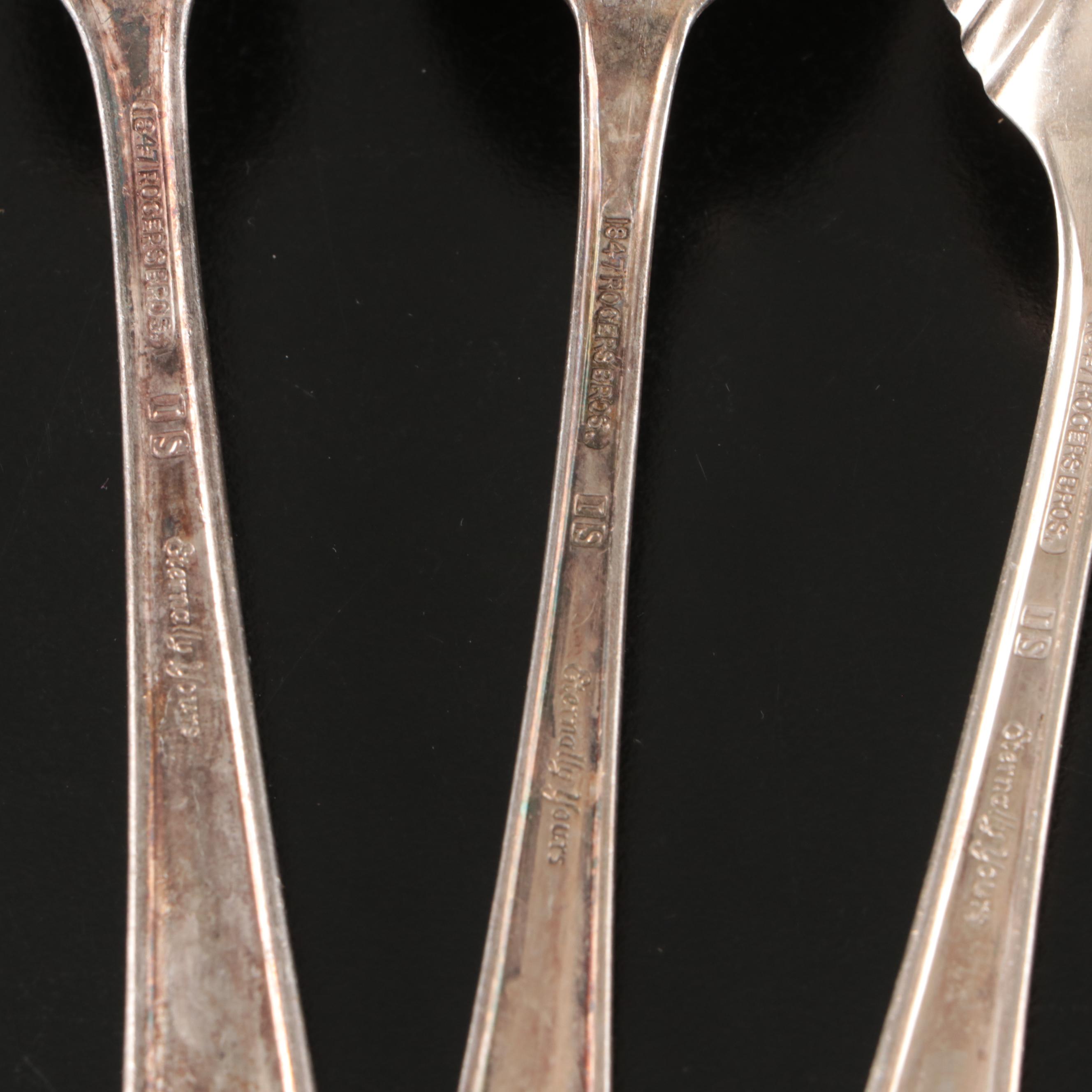 Rogers Bros. and International Silver "Eternally Yours" Silver Plate Flatware