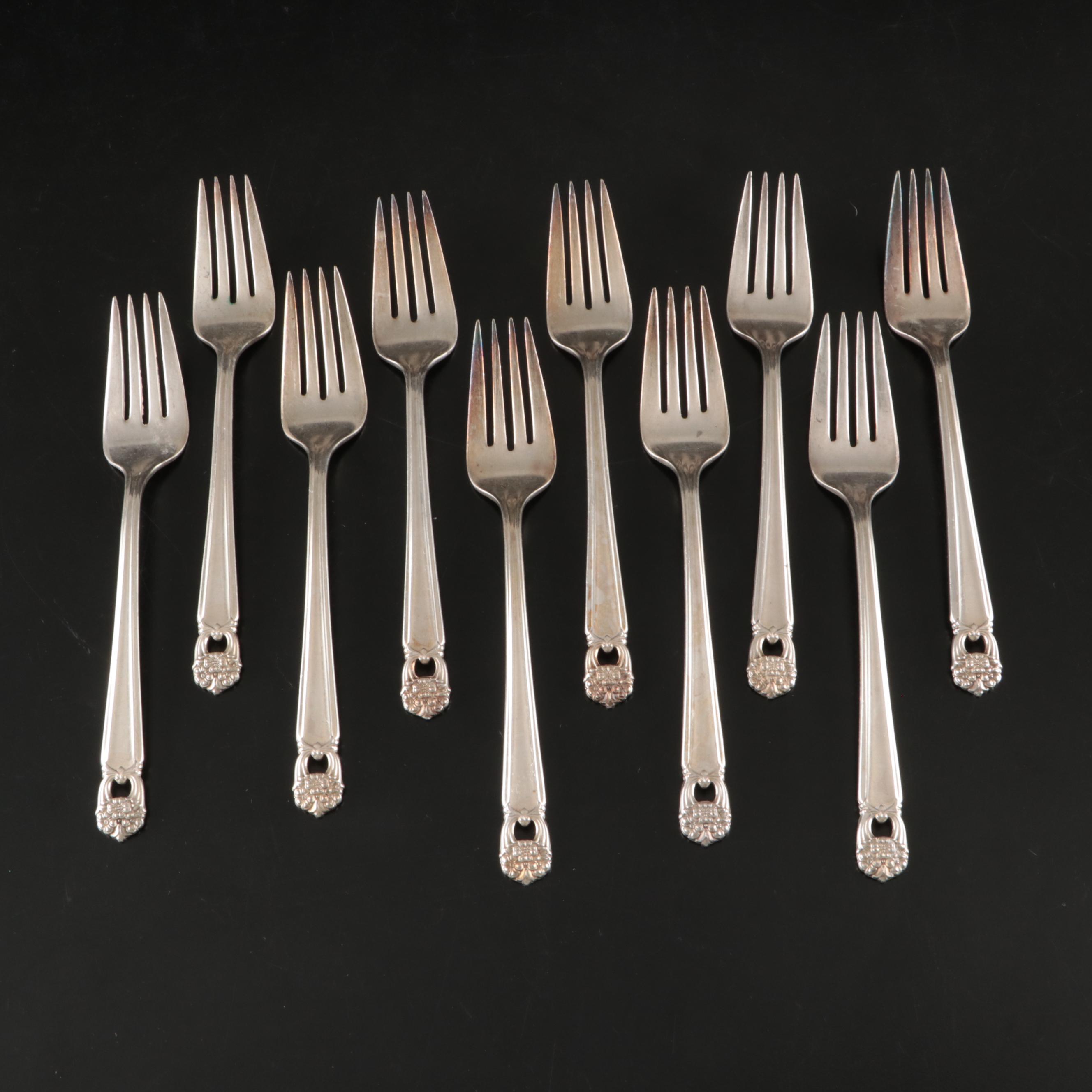 Rogers Bros. and International Silver "Eternally Yours" Silver Plate Flatware