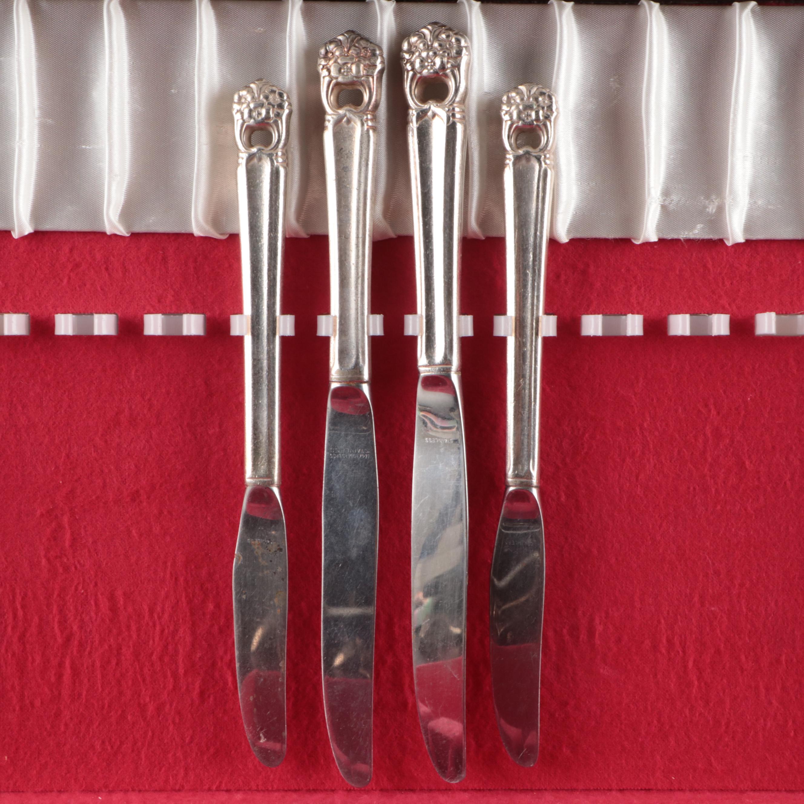 Rogers Bros. and International Silver "Eternally Yours" Silver Plate Flatware