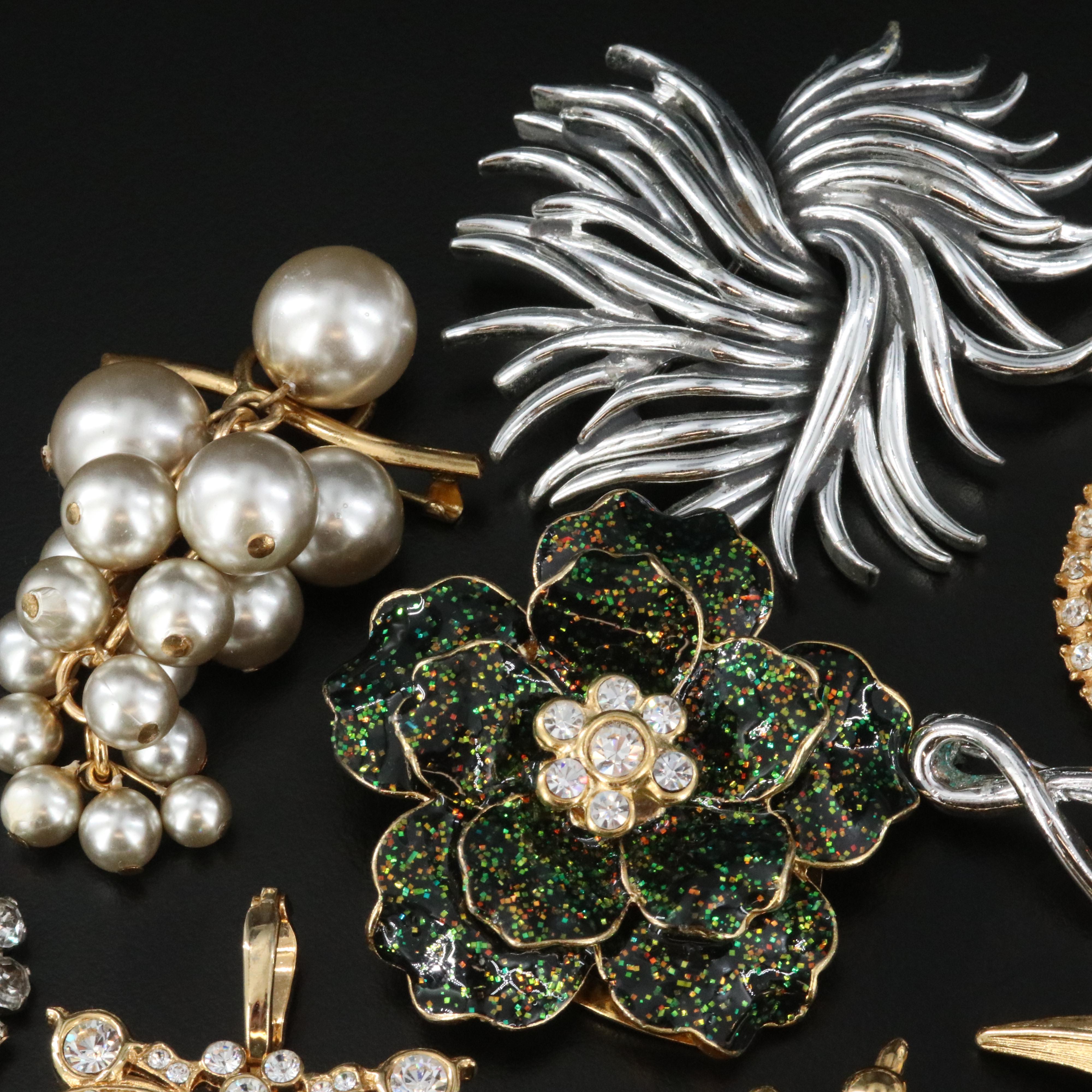 MarBoux, Emmons and Swarovski Featured in Brooch and Pin Collection
