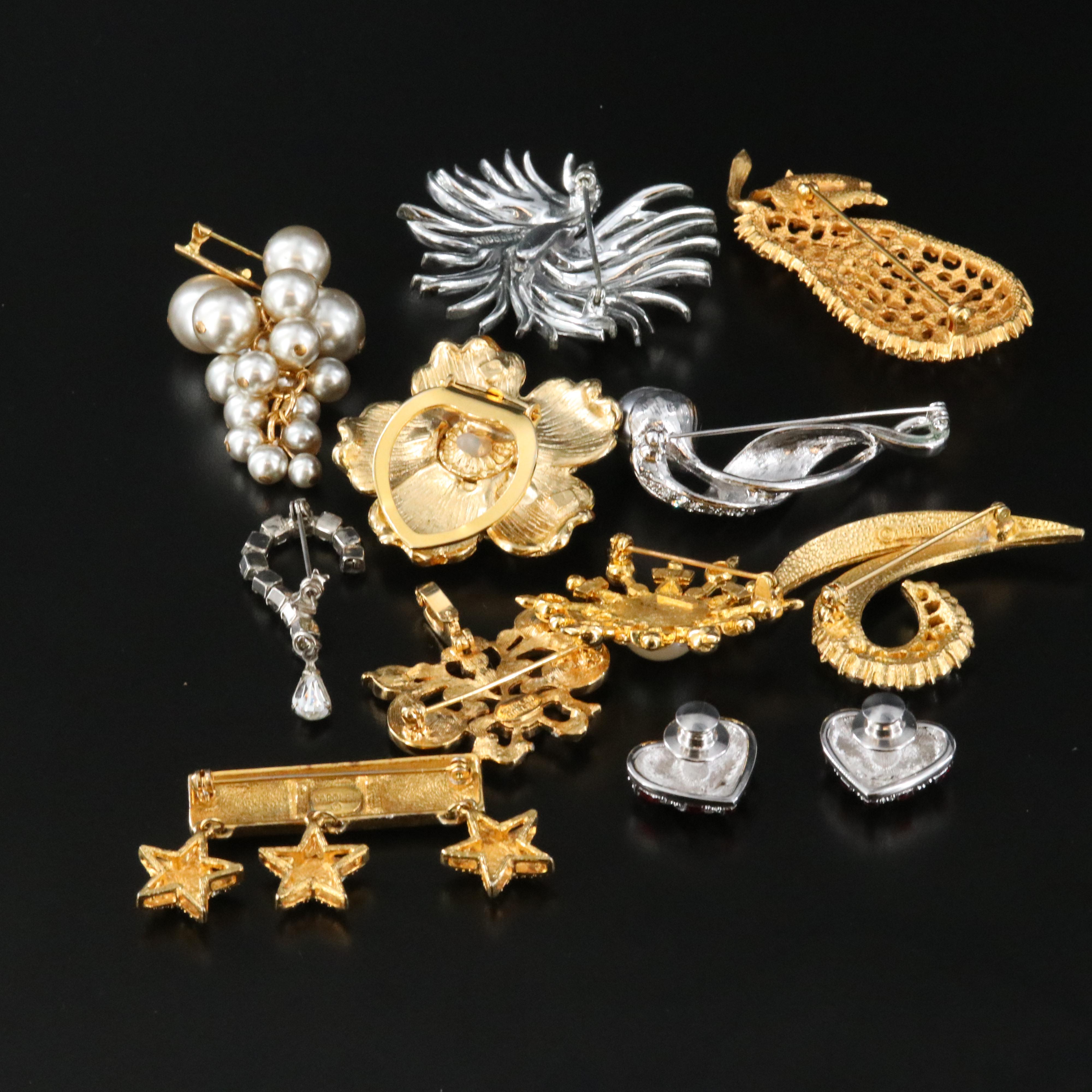 MarBoux, Emmons and Swarovski Featured in Brooch and Pin Collection