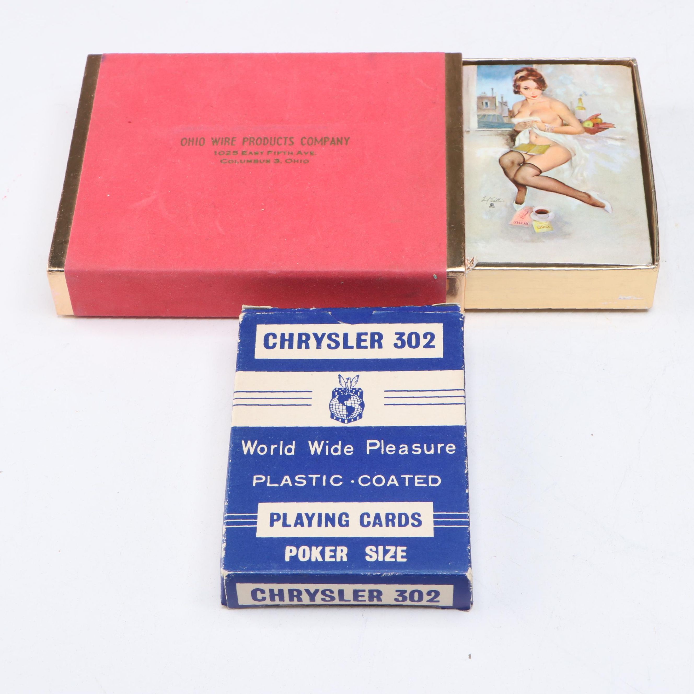 Ohio Wire Products Co. Burlesque and Other Vintage Playing Cards