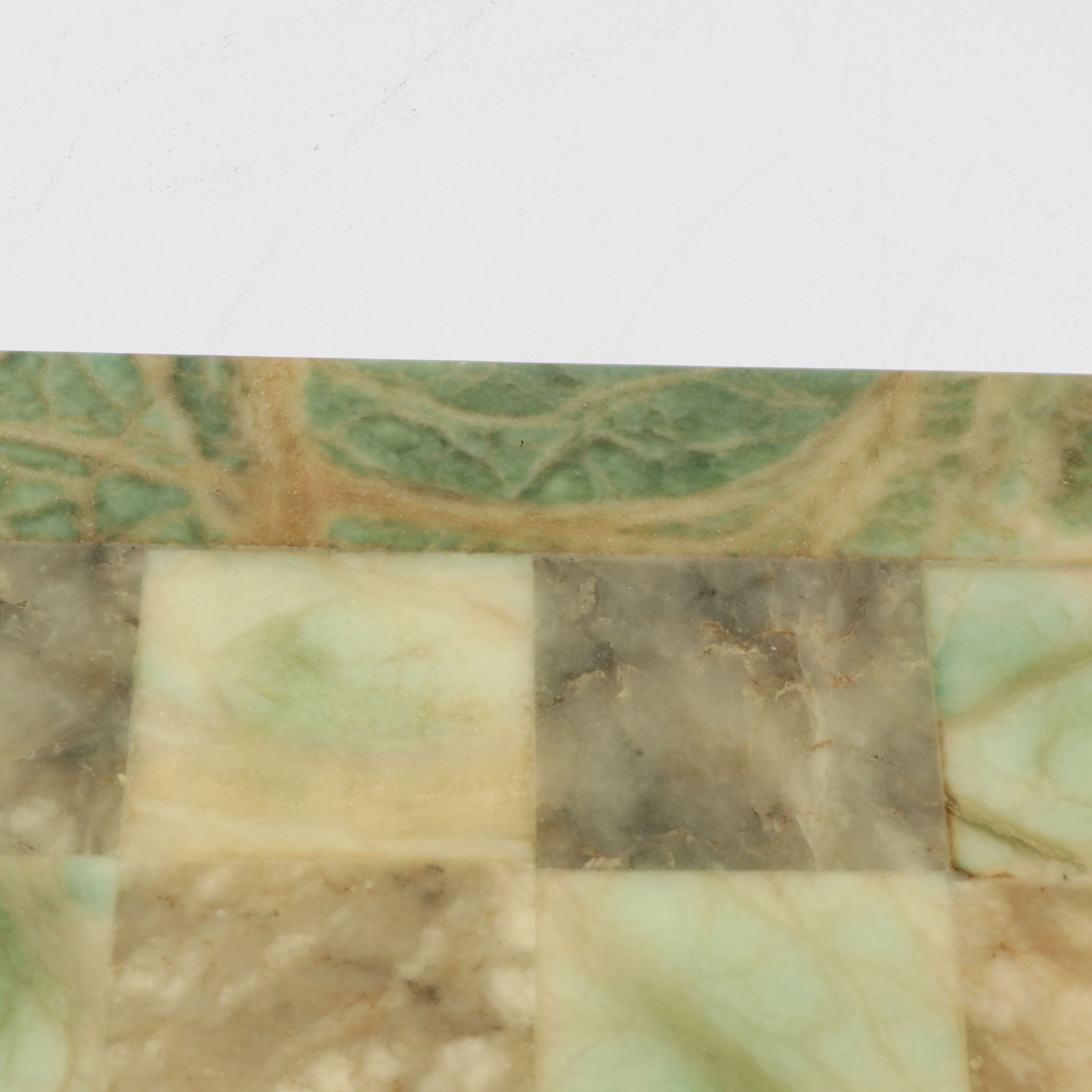 Green Onyx Chess and Checkers Board