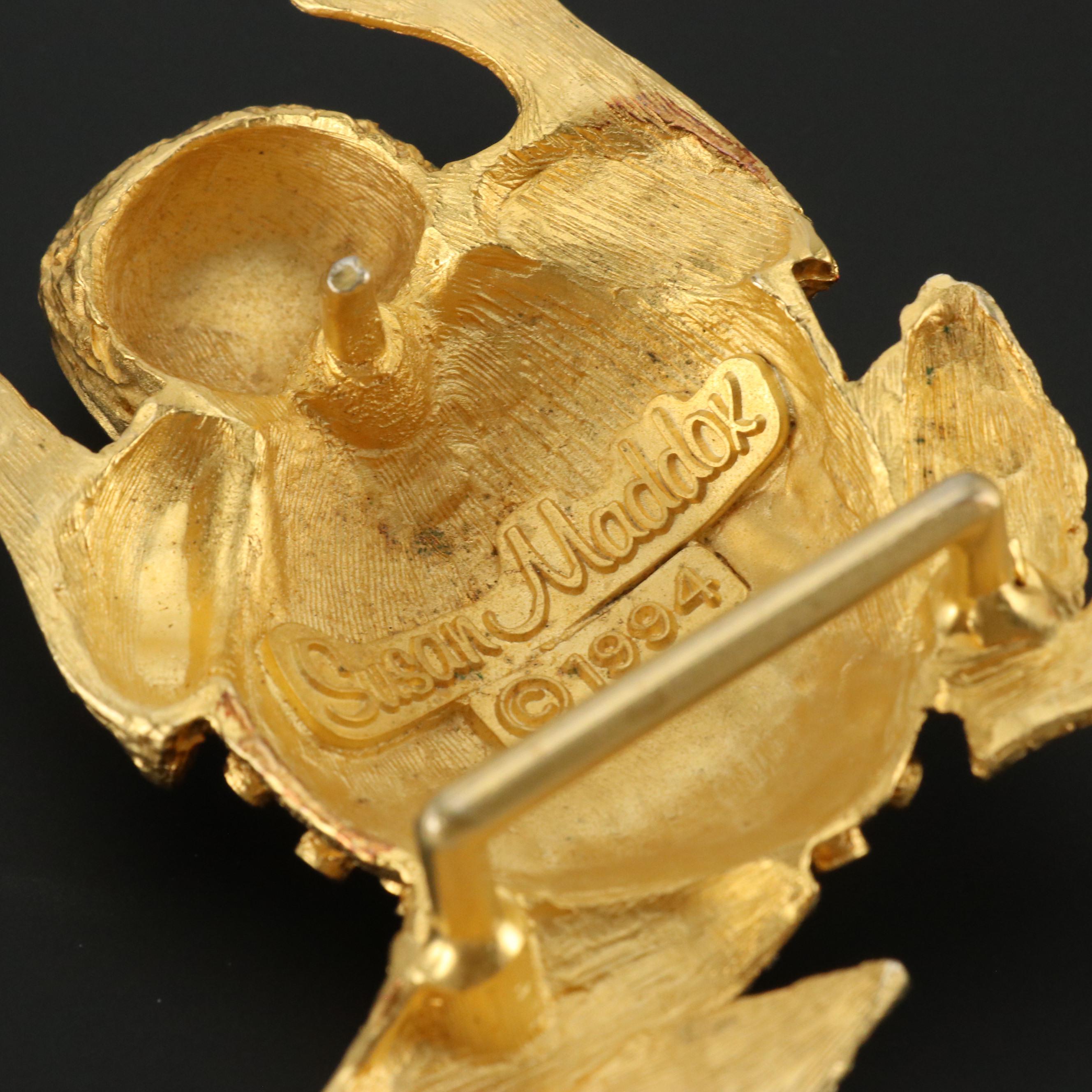 Christopher Ross, Susan Maddox, and Other Vintage Metal Statement Belt Buckles