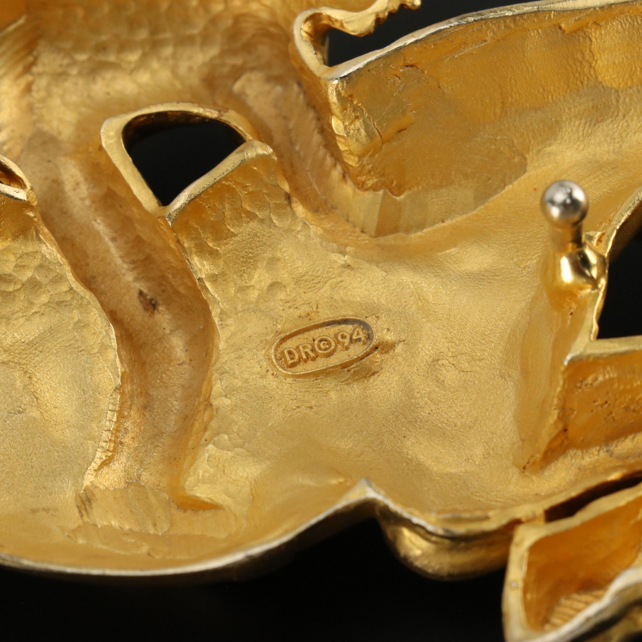 Christopher Ross, Susan Maddox, and Other Vintage Metal Statement Belt Buckles