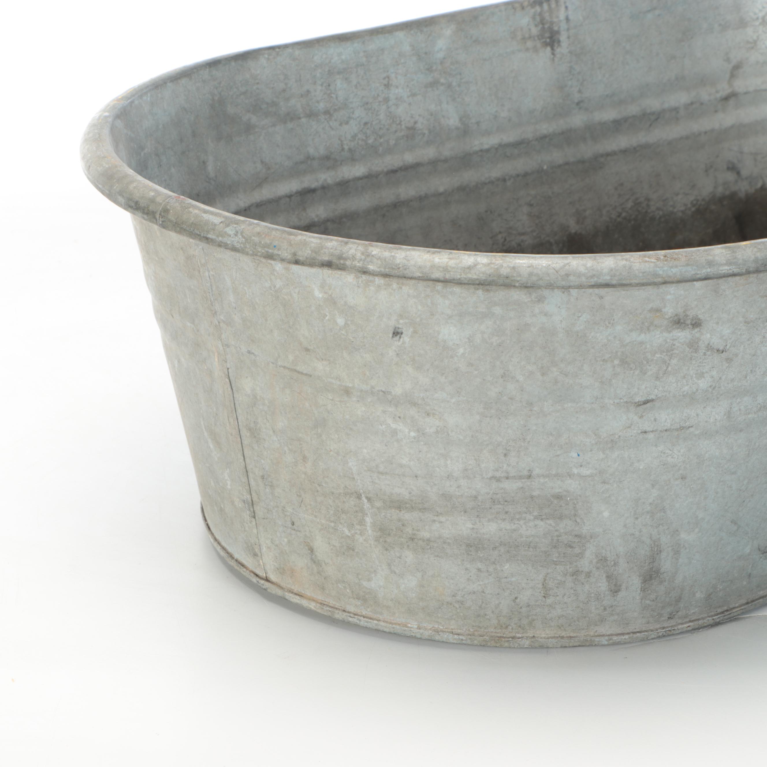 Large Metal Tub