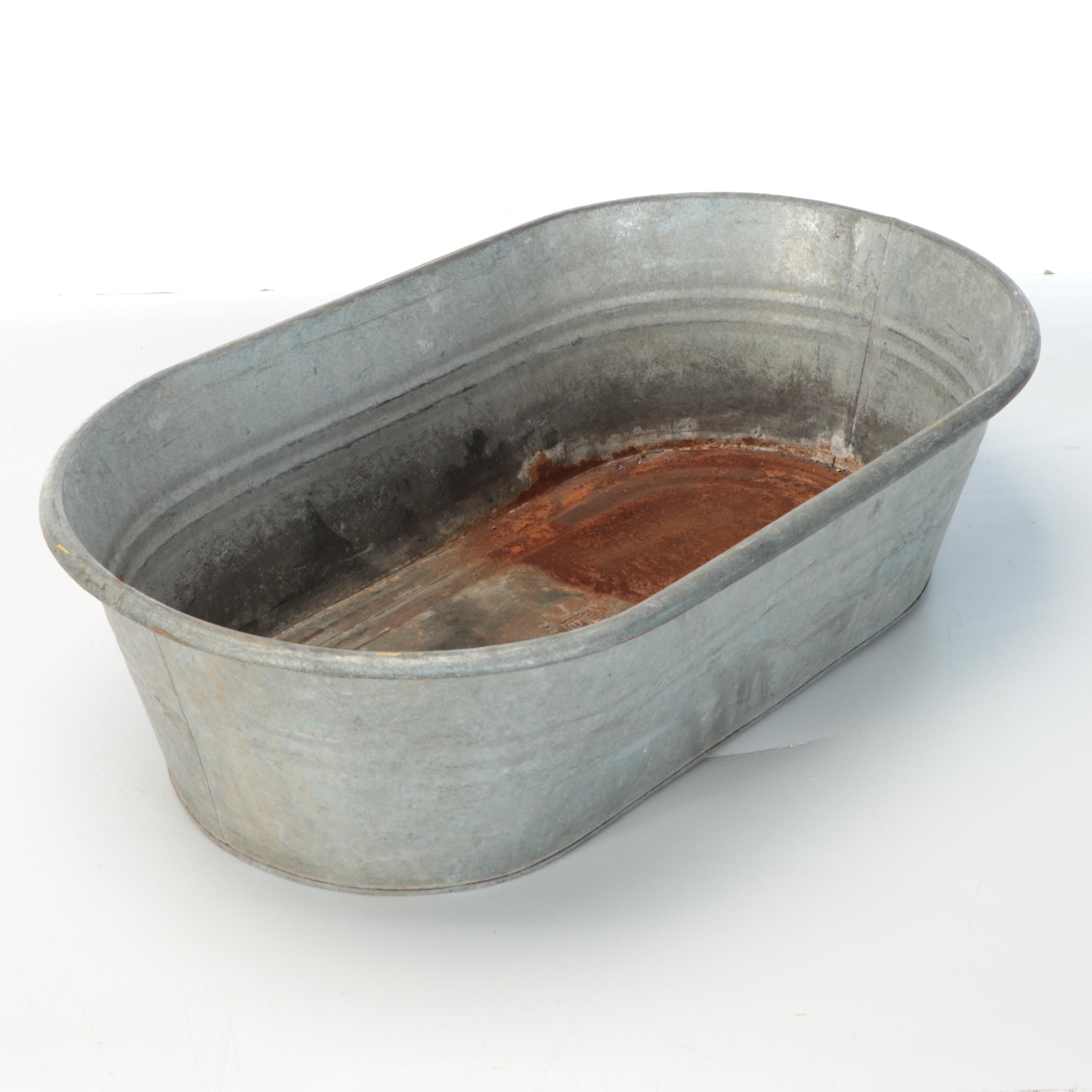 Large Metal Tub