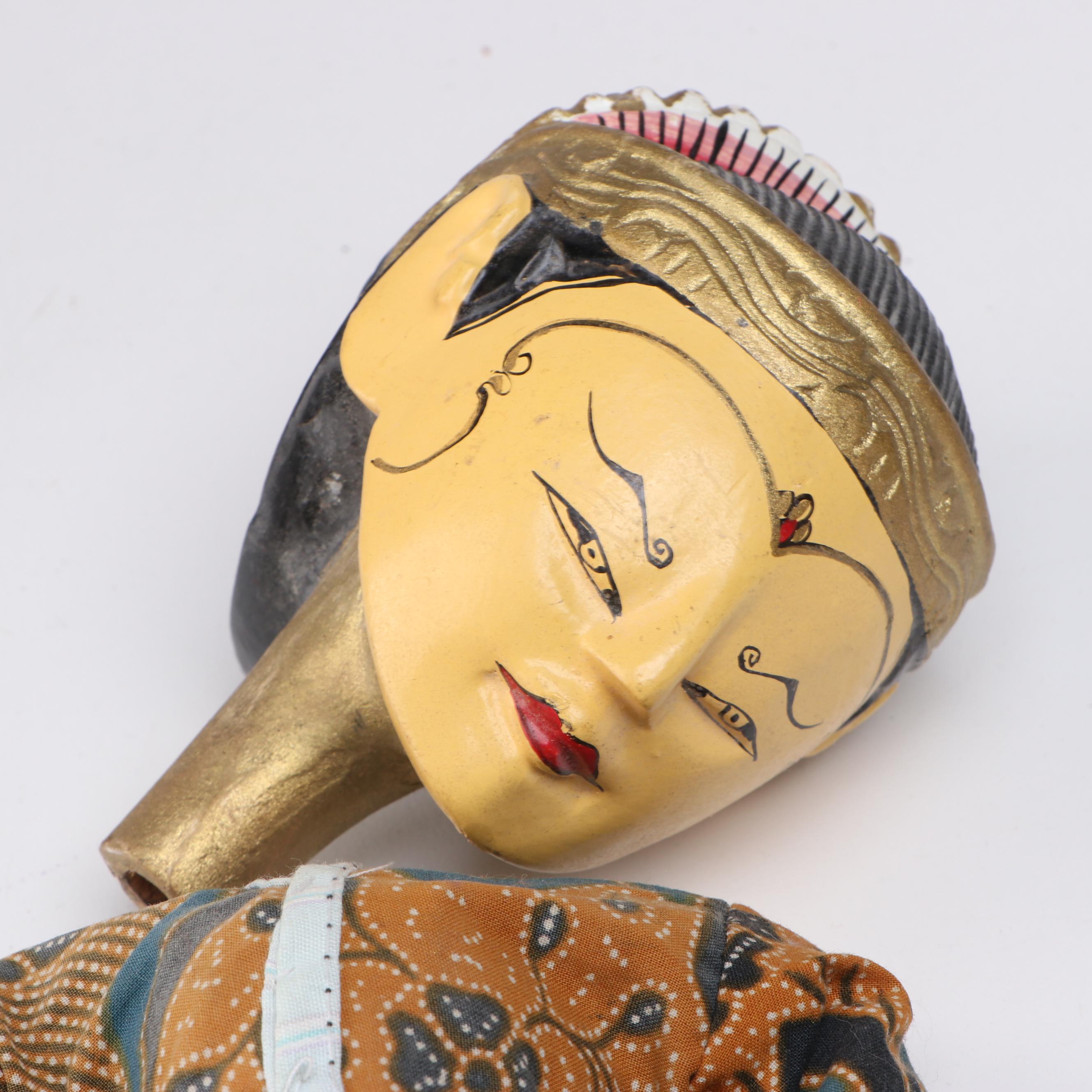 Indonesian Wayang Golek Wooden Puppets