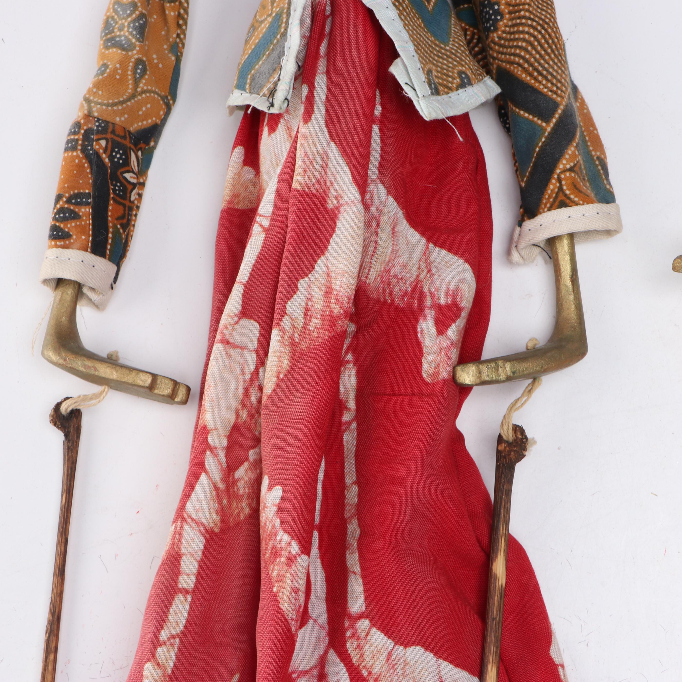 Indonesian Wayang Golek Wooden Puppets