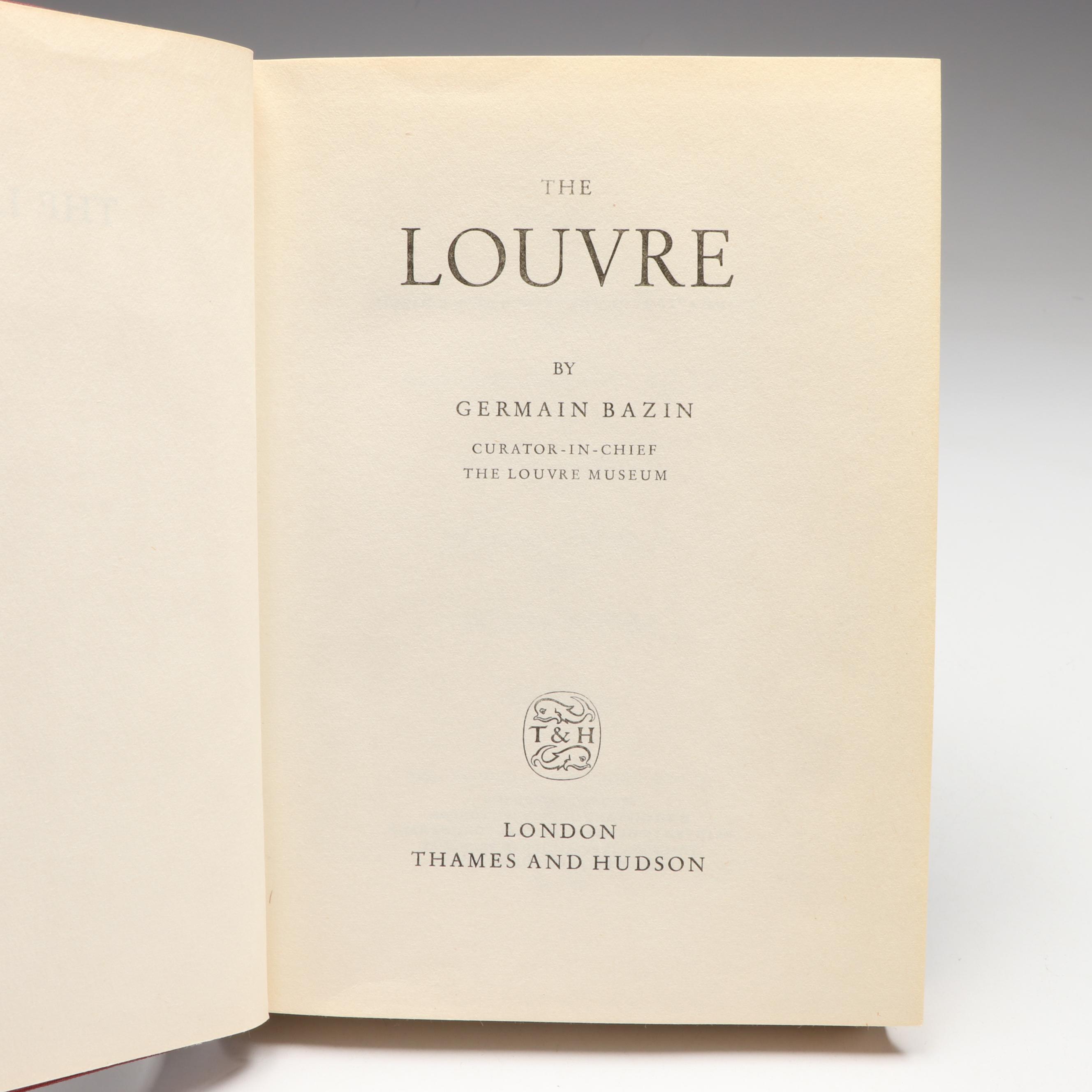 "The Louvre," "Prado Madrid," and Other Art History Books