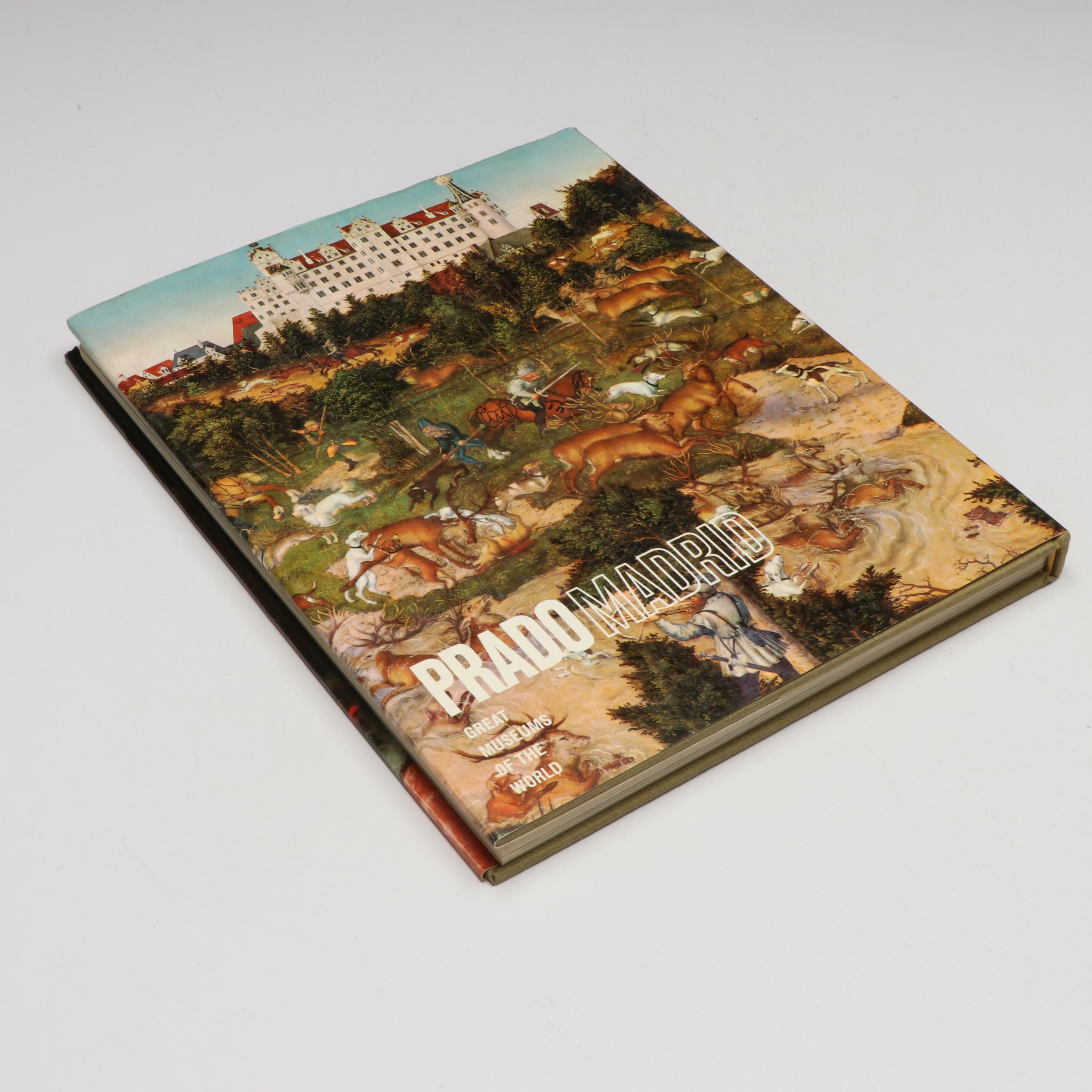 "The Louvre," "Prado Madrid," and Other Art History Books