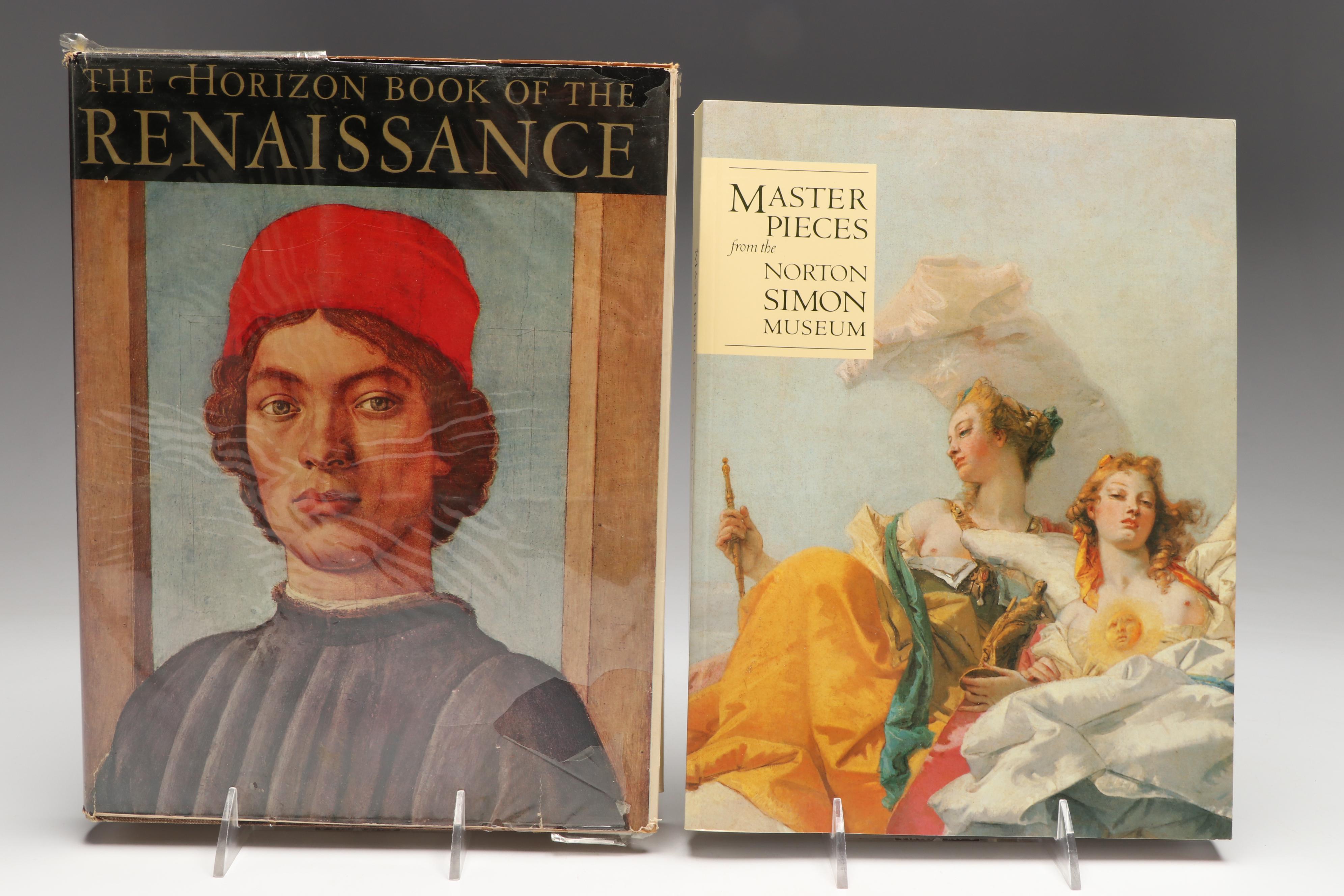 "The Louvre," "Prado Madrid," and Other Art History Books