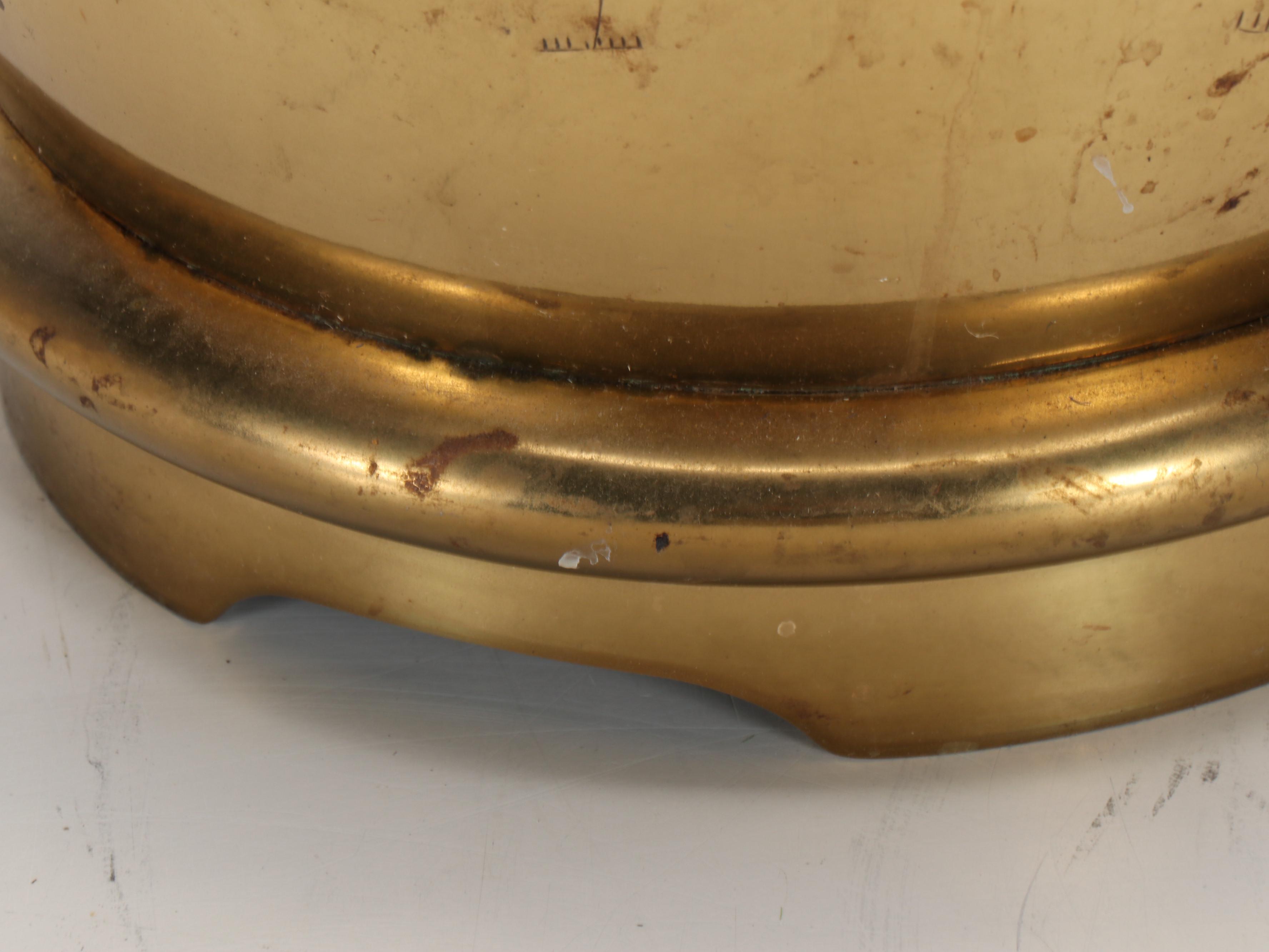 Etched Brass Elephant Table Lamp with Pleated Shade