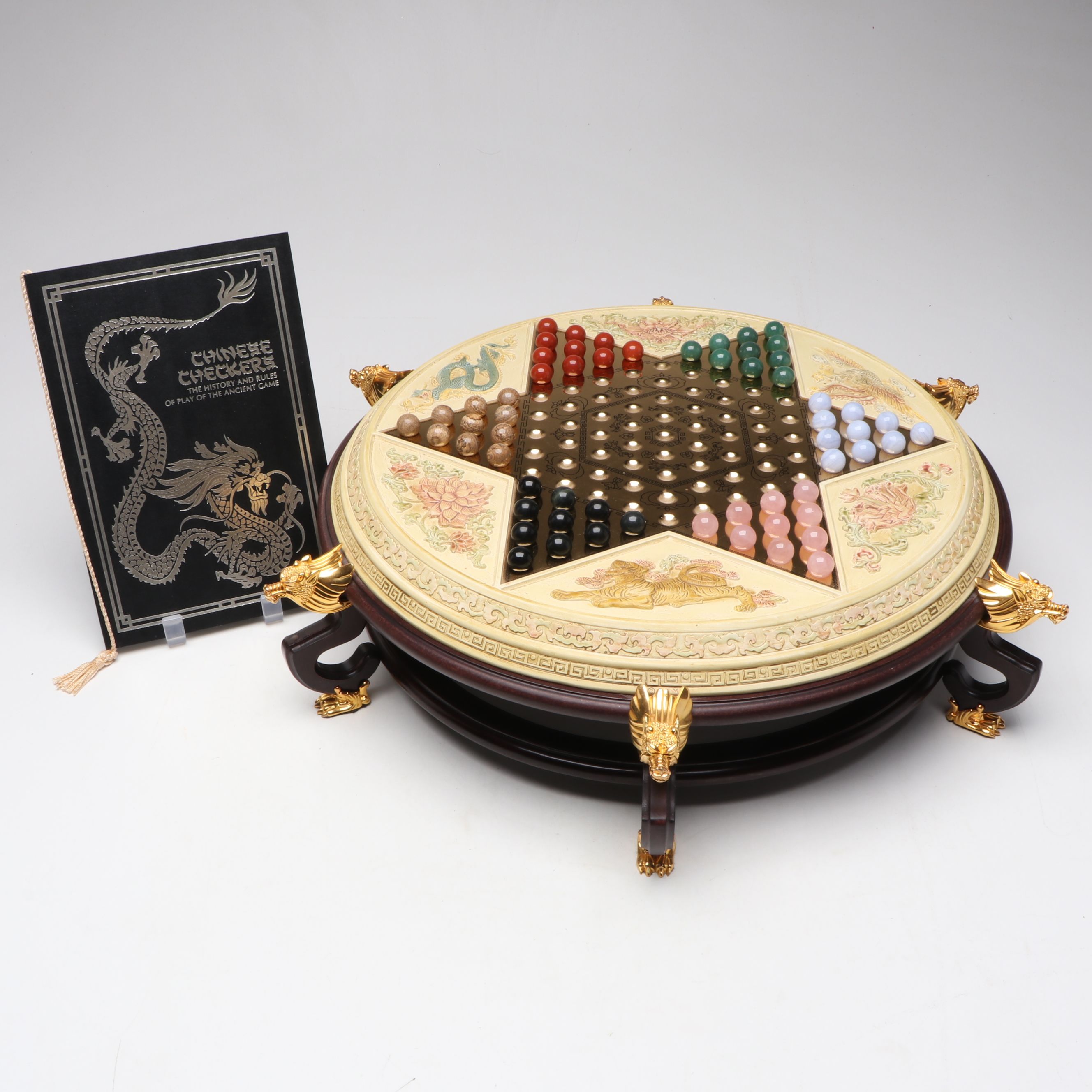 Franklin Mint Chinese Checkers Game Collector's Edition, Late 20th Century