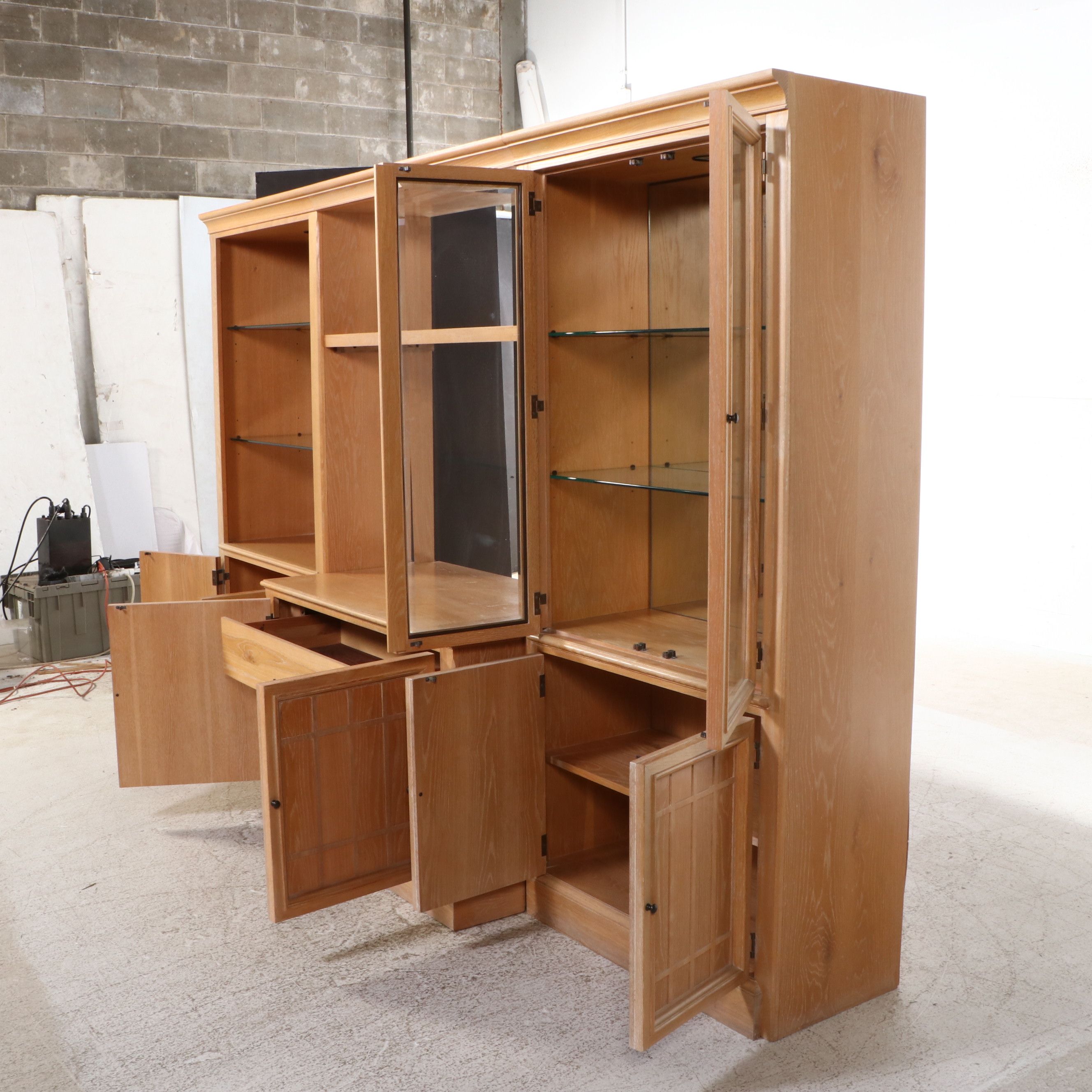 Furniture Fair Oak Display Cabinet