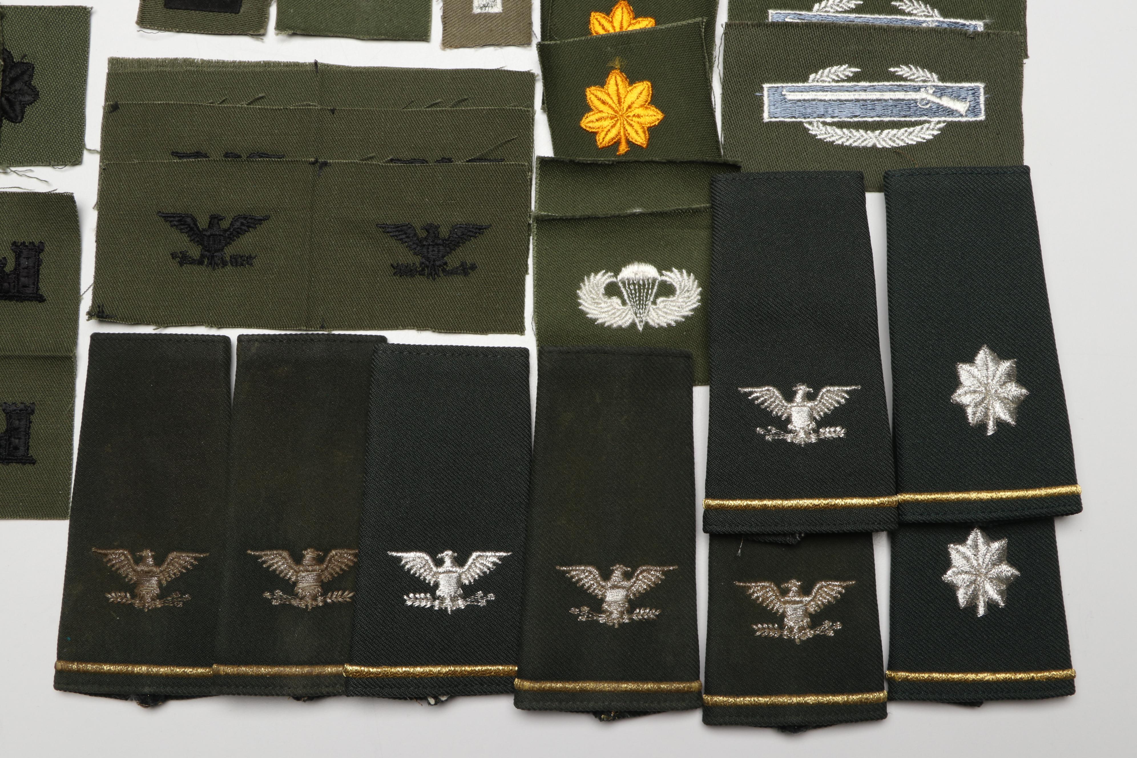 U.S. Army Major Oak Leaf Pins, Combat Infantry Badges and More