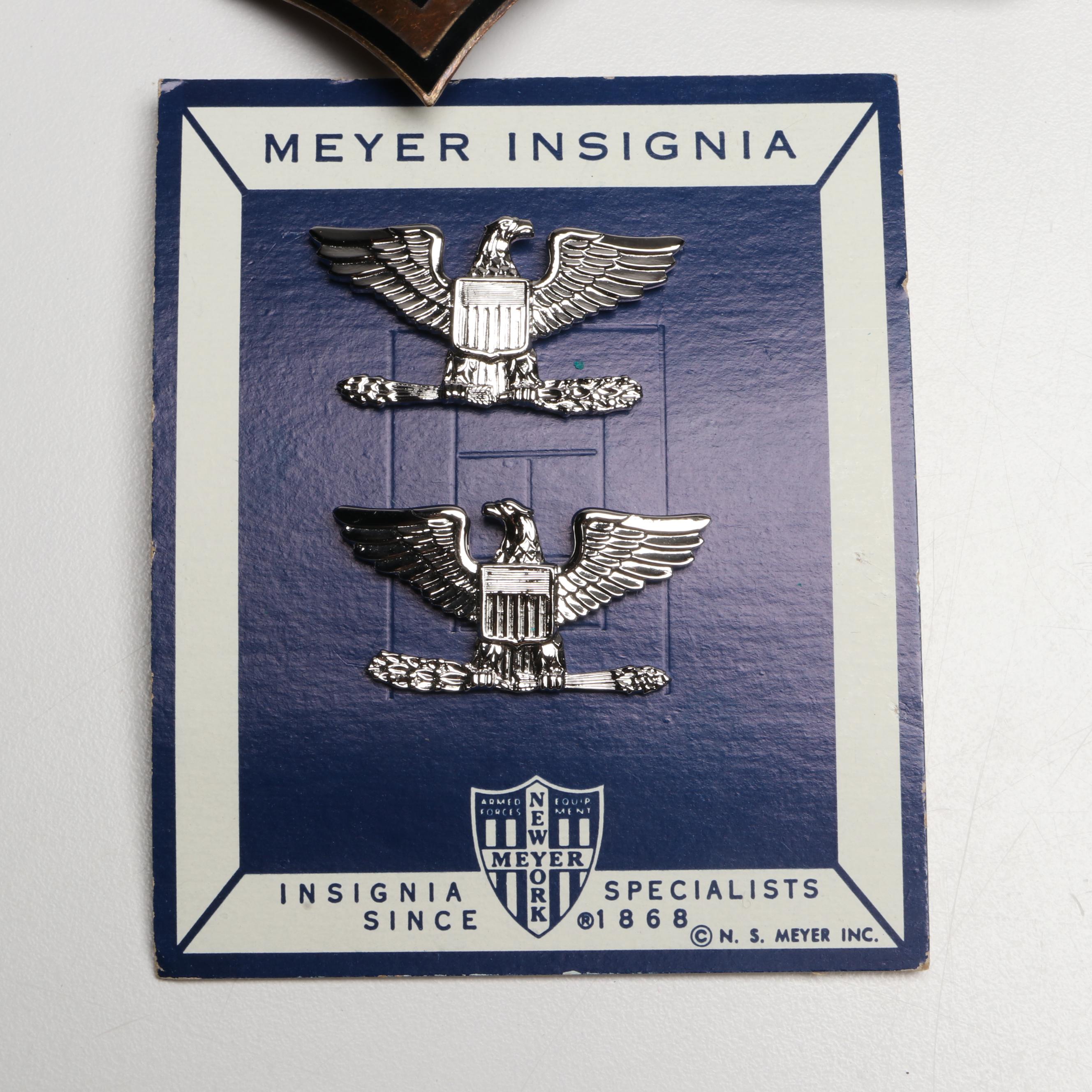 U.S. Army Major Oak Leaf Pins, Combat Infantry Badges and More