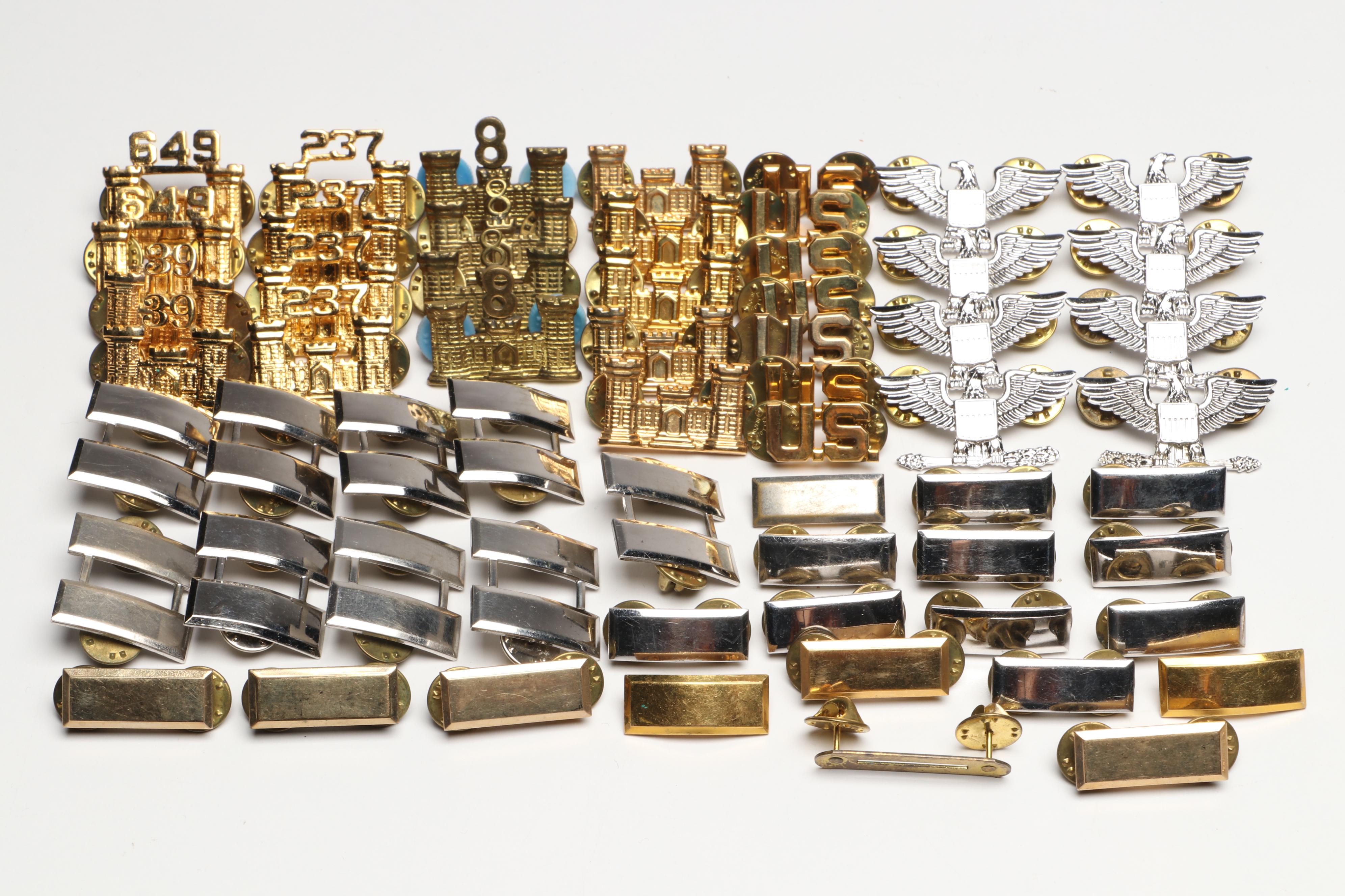 U.S. Army Major Oak Leaf Pins, Combat Infantry Badges and More