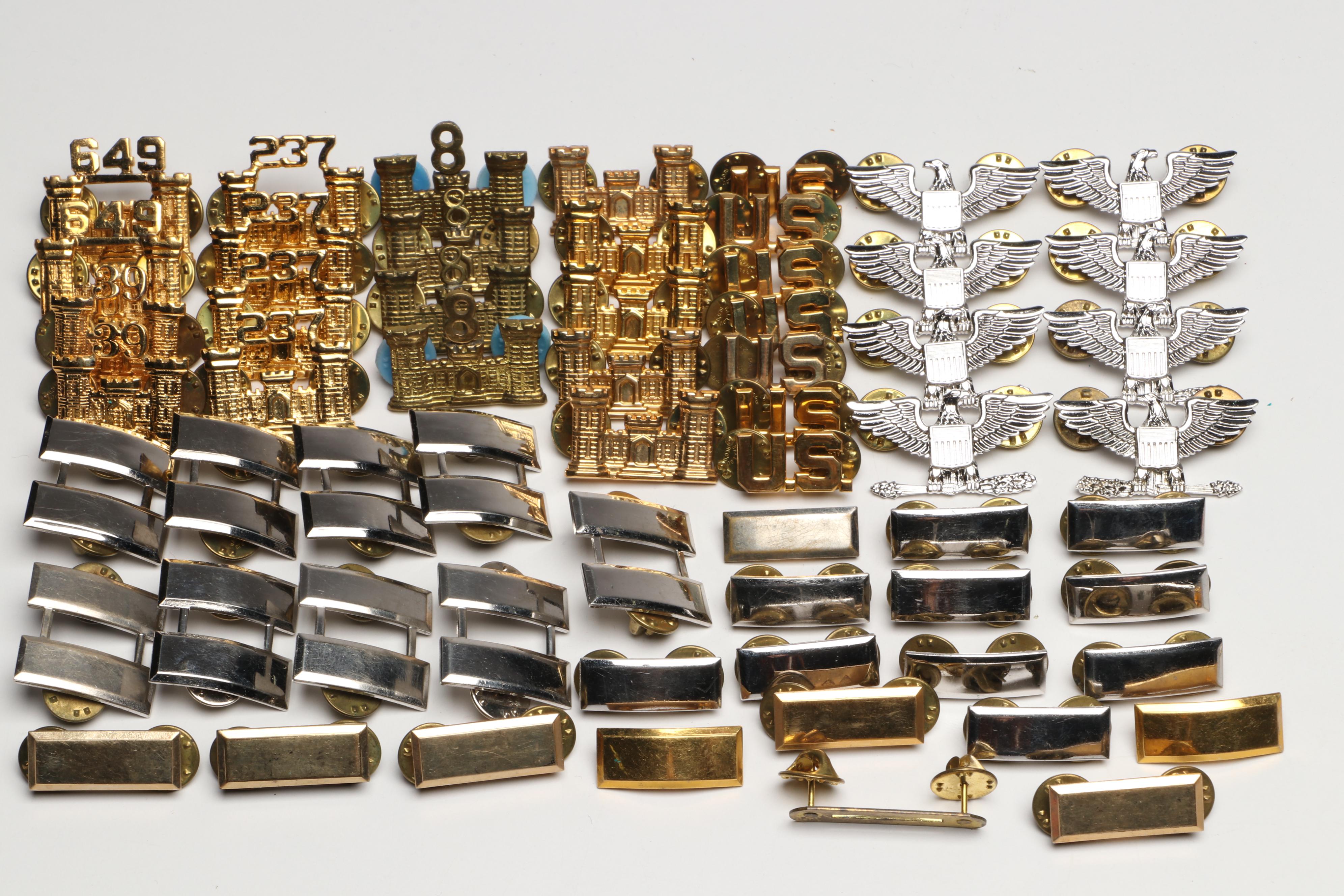 U.S. Army Major Oak Leaf Pins, Combat Infantry Badges and More