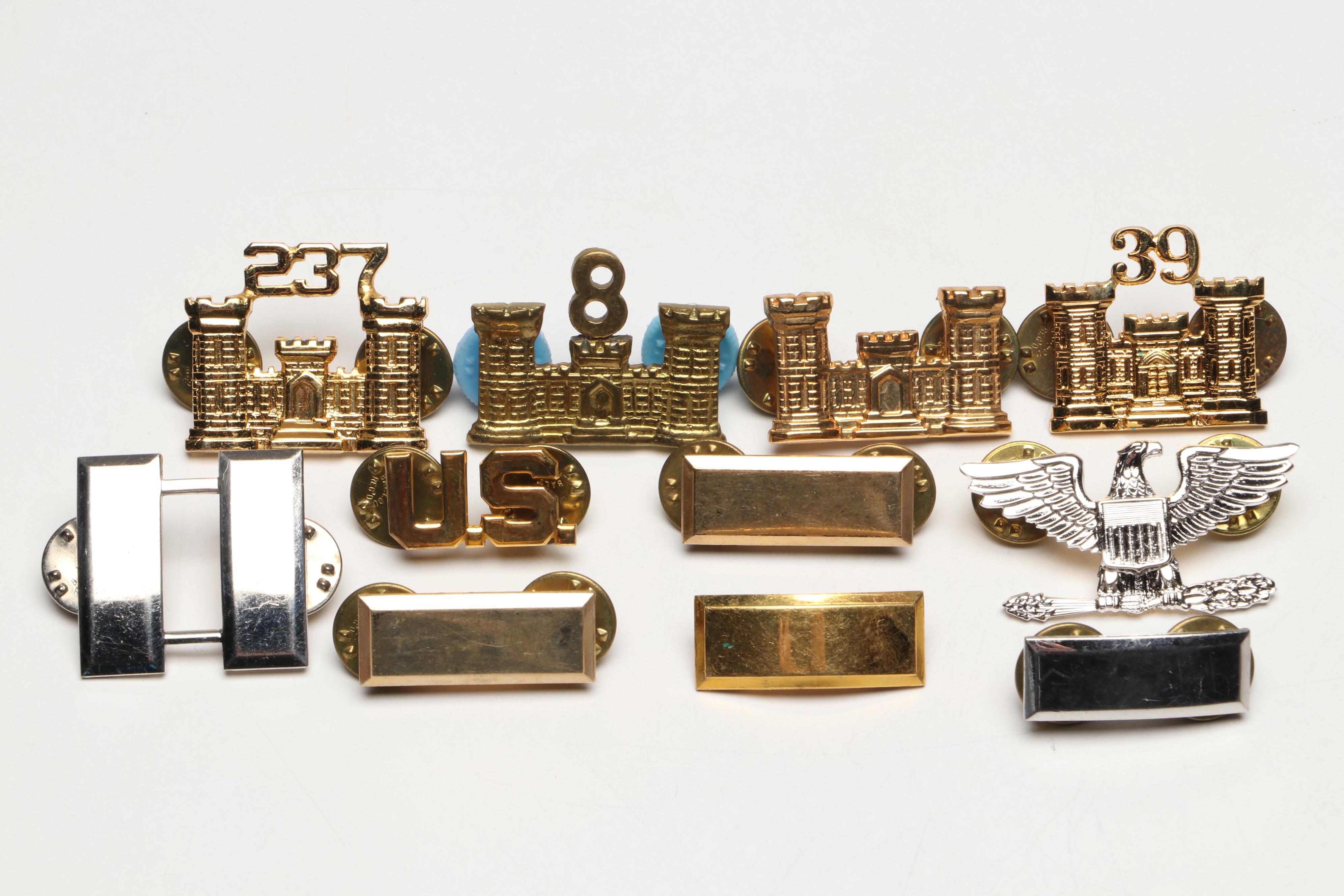 U.S. Army Major Oak Leaf Pins, Combat Infantry Badges and More