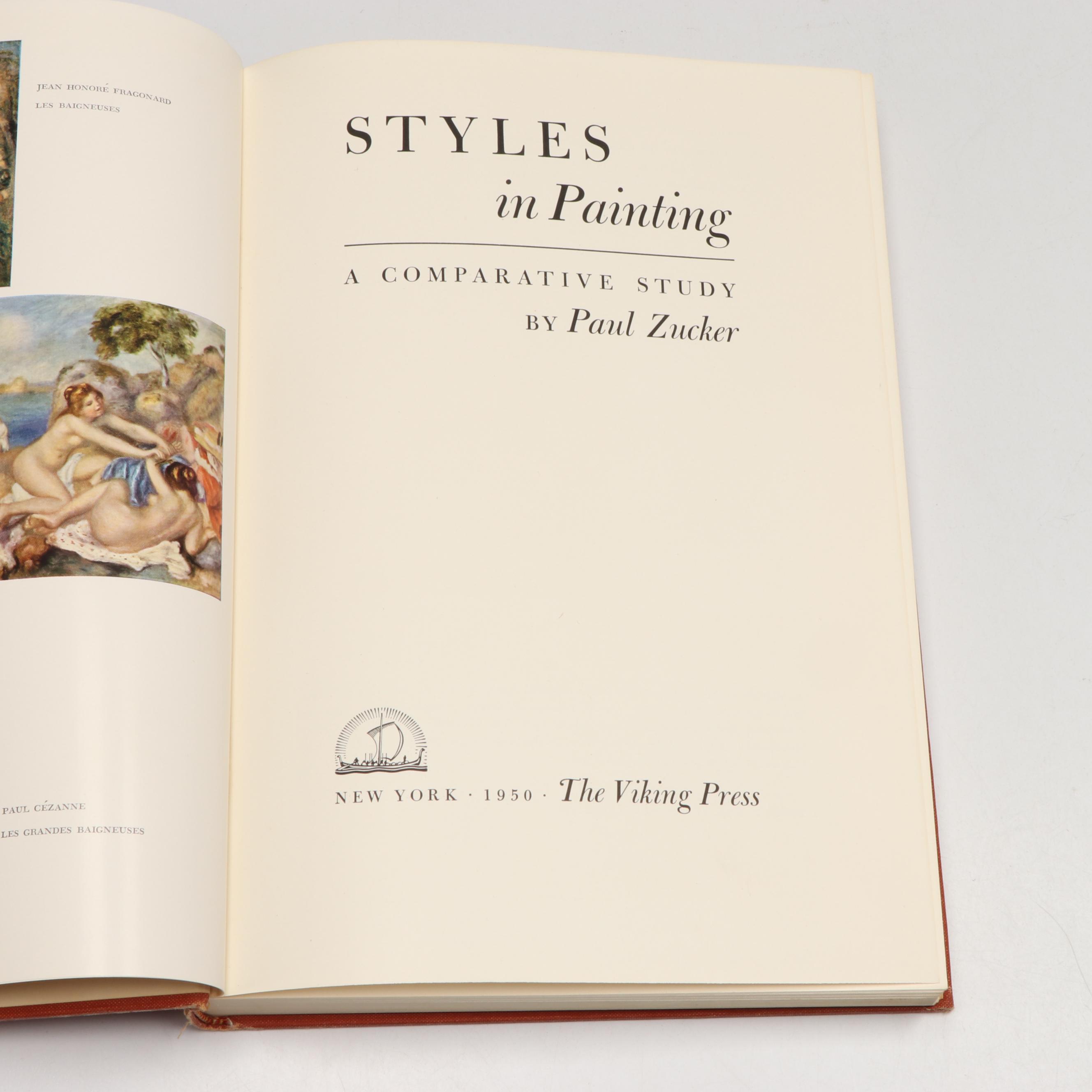 "Styles in Painting," "The Story of Art," and More Vintage Art Books