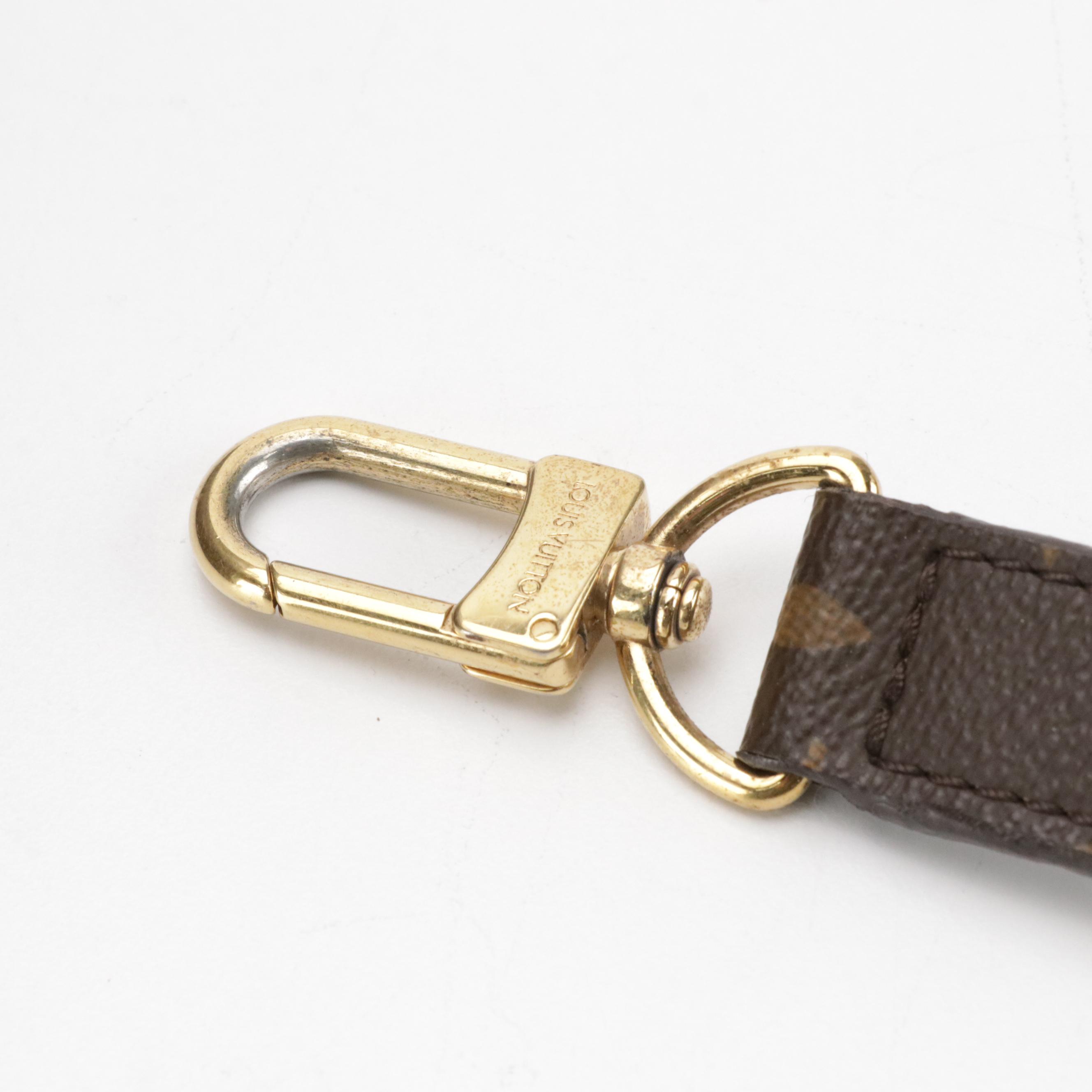 Louis Vuitton Pallas MM Two-Way Bag in Monogram Canvas and Red Leather Accents