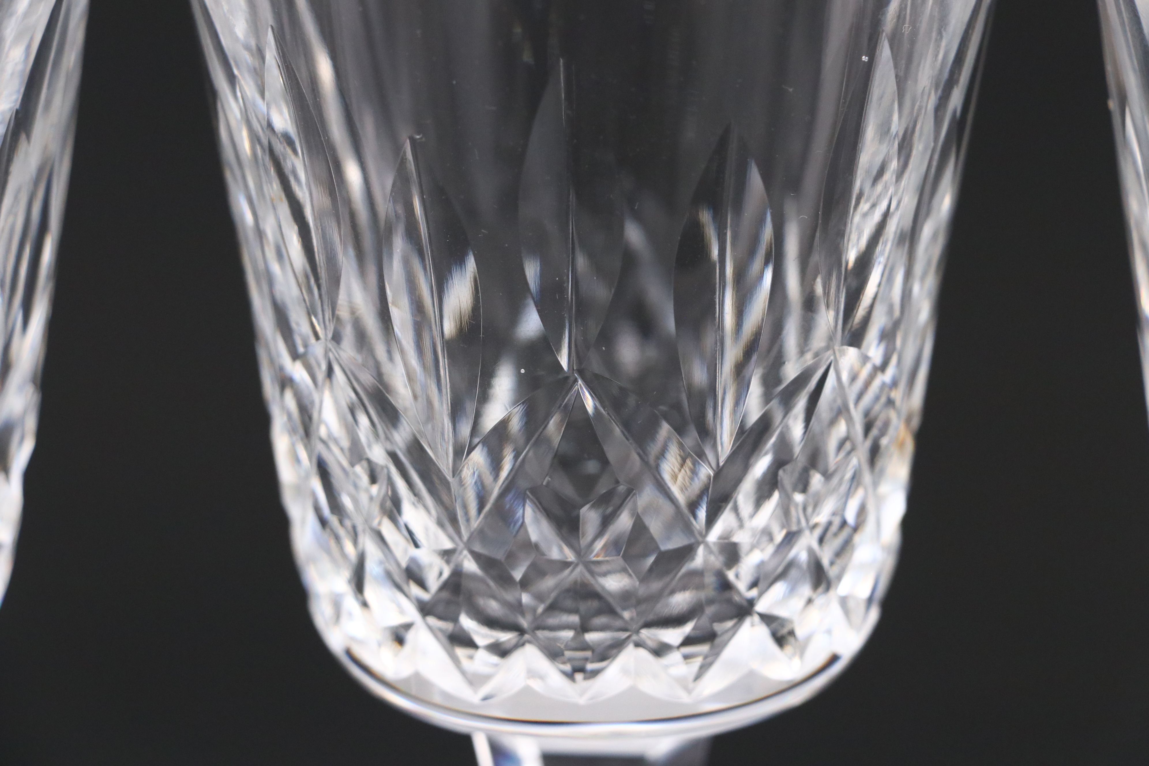 Waterford "Lismore" Crystal Water Goblets