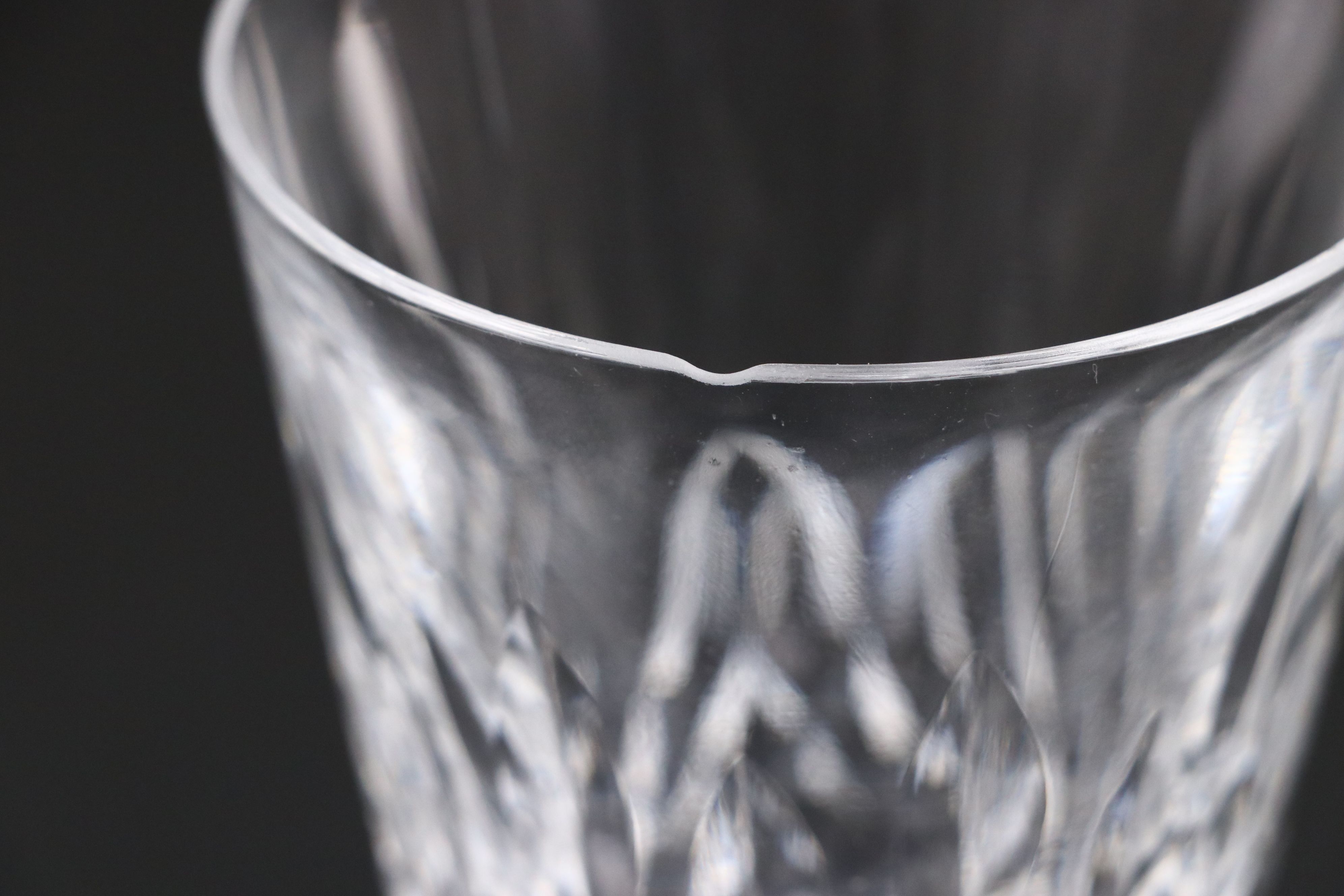 Waterford "Lismore" Crystal Water Goblets