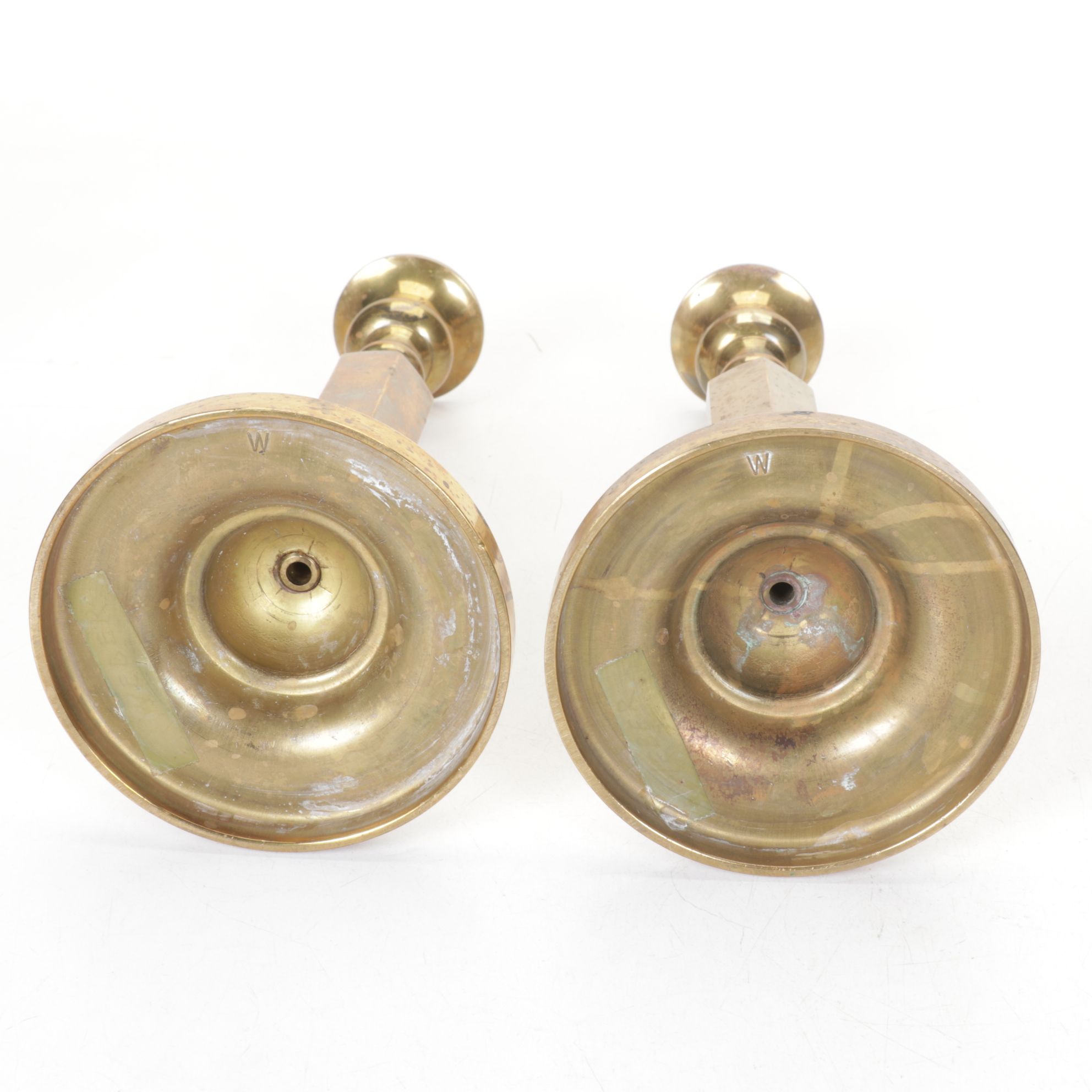 Solid Brass Pillar Candle Holder Collection