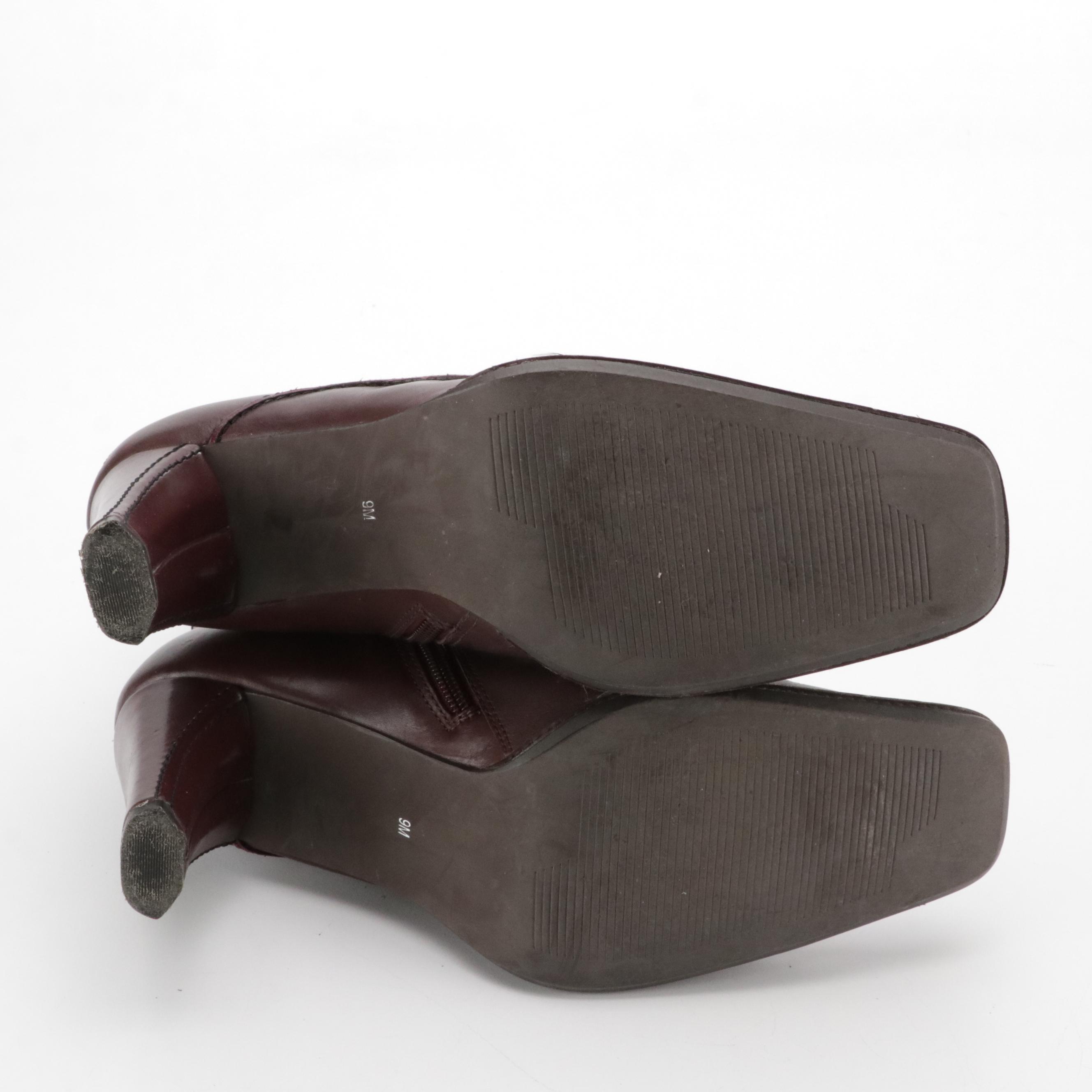 Sam Edelman Taupe Suede Leather "Merton" and Franco Sarto "Ponte" Ankle Boots