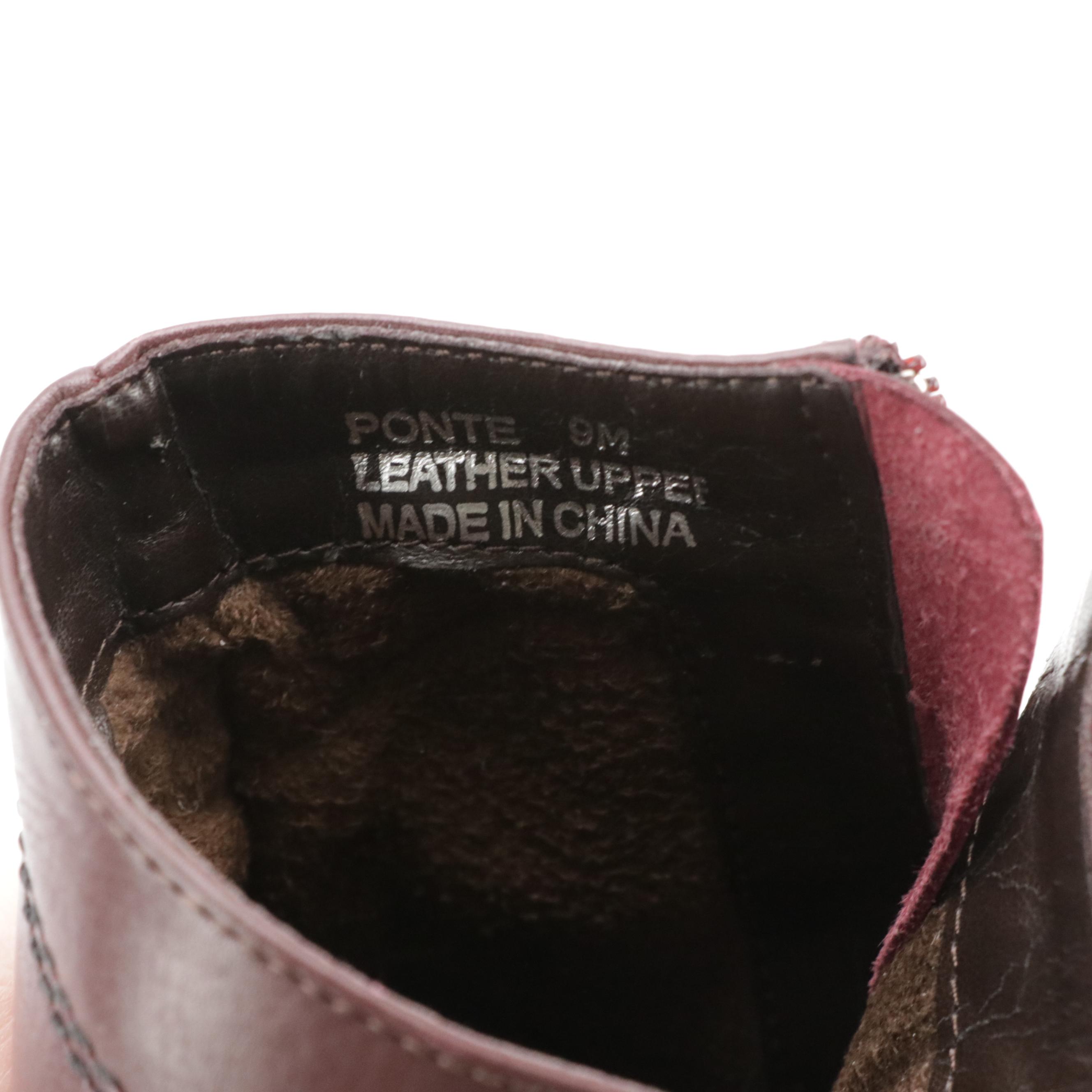 Sam Edelman Taupe Suede Leather "Merton" and Franco Sarto "Ponte" Ankle Boots