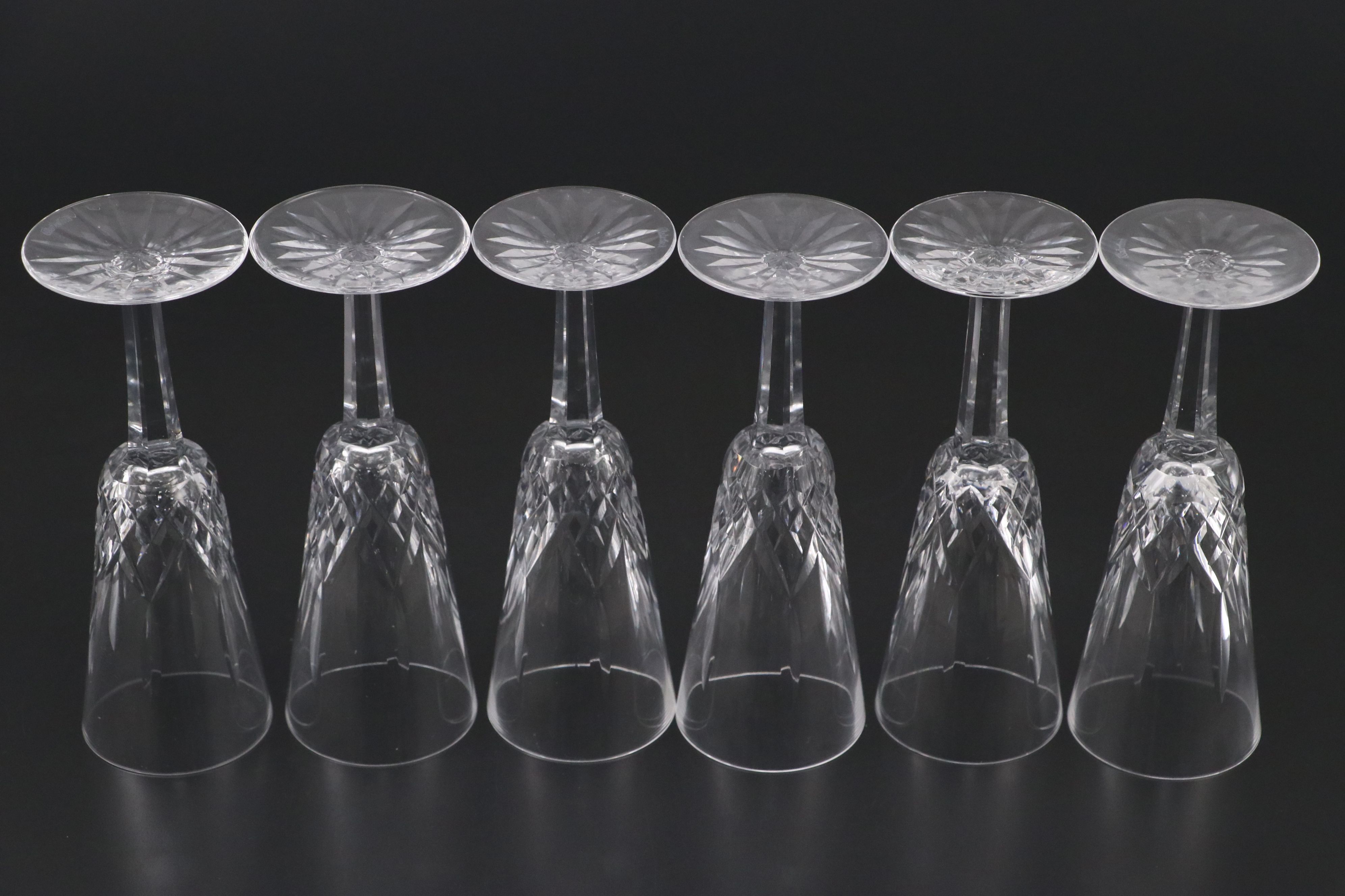 Waterford "Lismore" Crystal Champagne Flutes