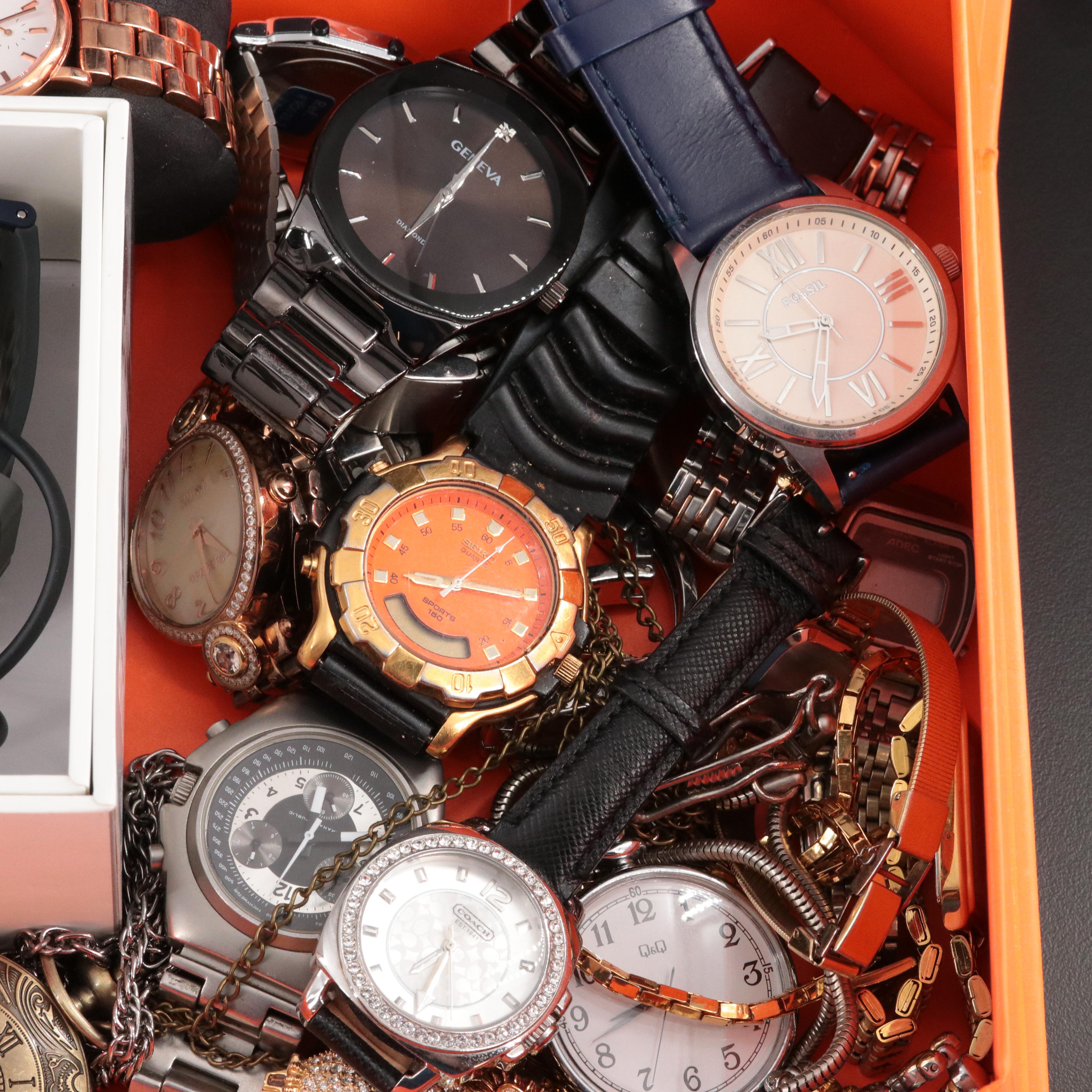 A Collection of Quartz Dress and Sport Watches Featuring Marc Jacobs and Amazfit